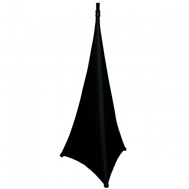 ProX 2 Pack Lycra Cover Scrim for Speaker Tripod or Lighting Stand 2 Sided - Black