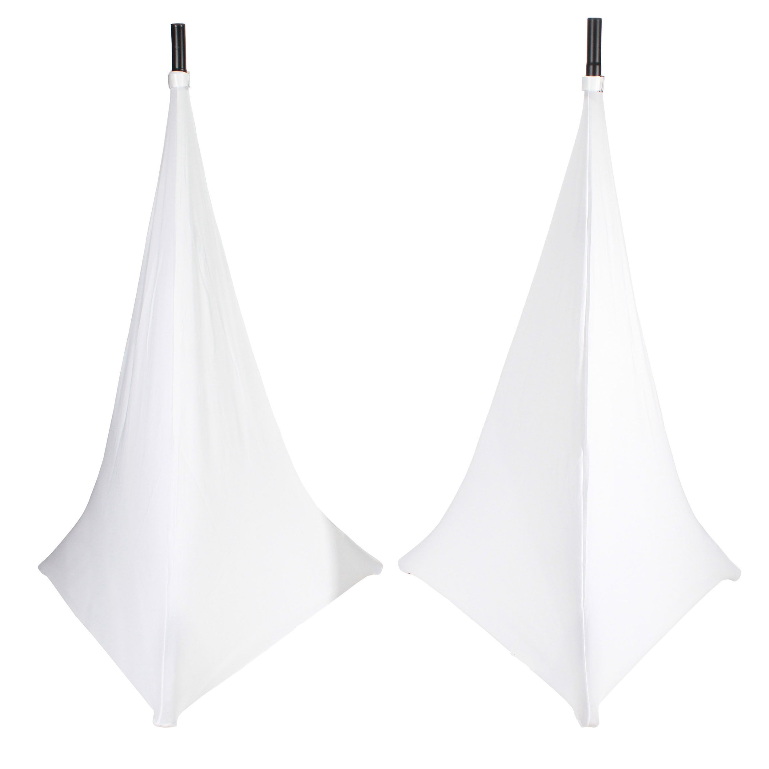 ProX 2 Pack Lycra Cover Scrim for Speaker Tripod or Lighting Stand 2 Sided