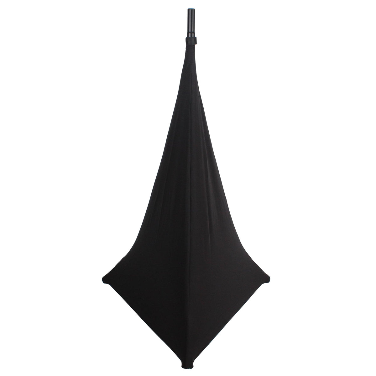 ProX Two-Pack Three Side Speaker Stand Cover Scrim (Black).