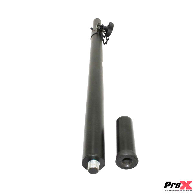 ProX Set of 2 Deluxe 20 inch Speaker Subwoofer Pole M20 Threaded Mount 1 3/8 In. Adapter Cap