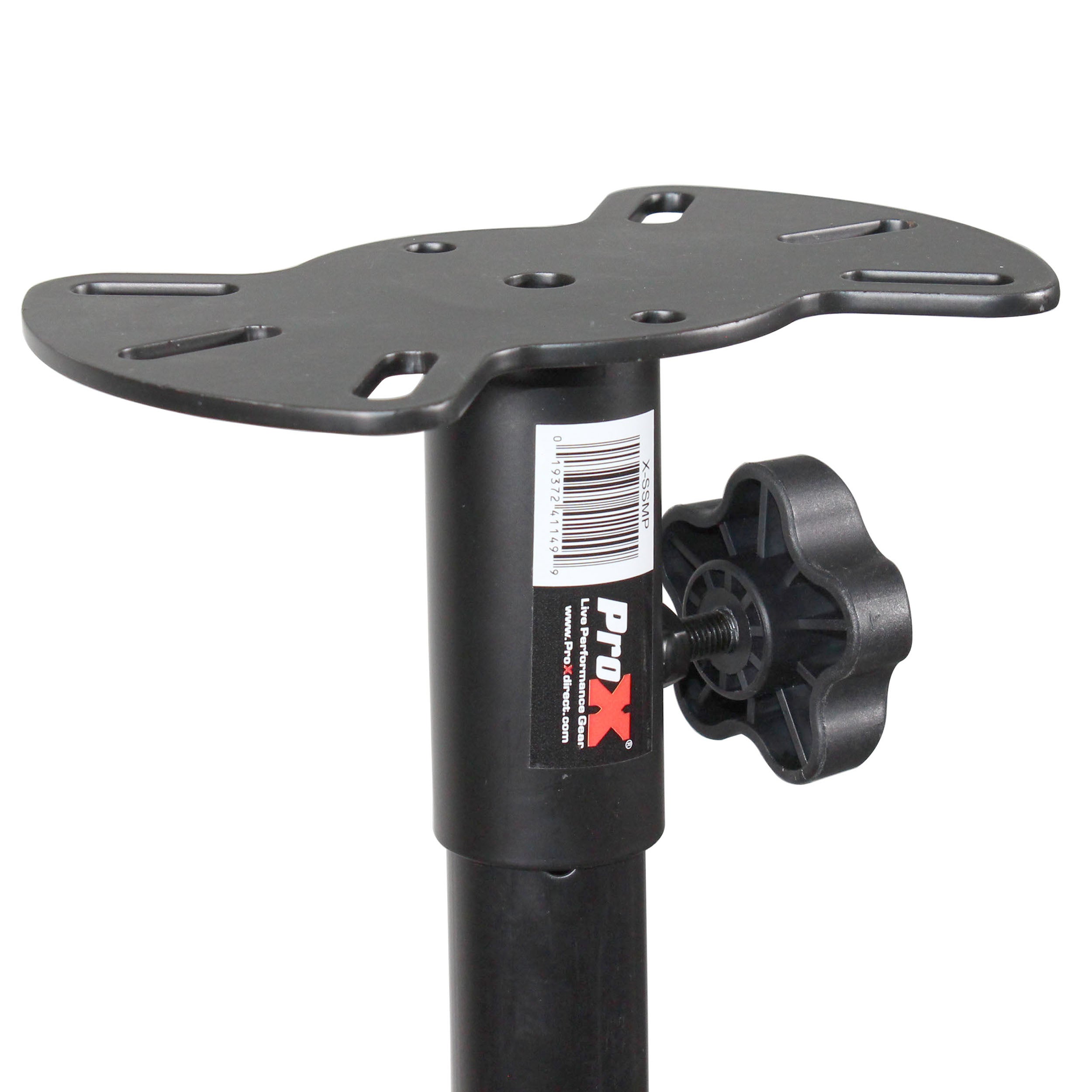 ProX Speaker Stand Slotted Mounting Plate Tray for Moving Heads and Speakers