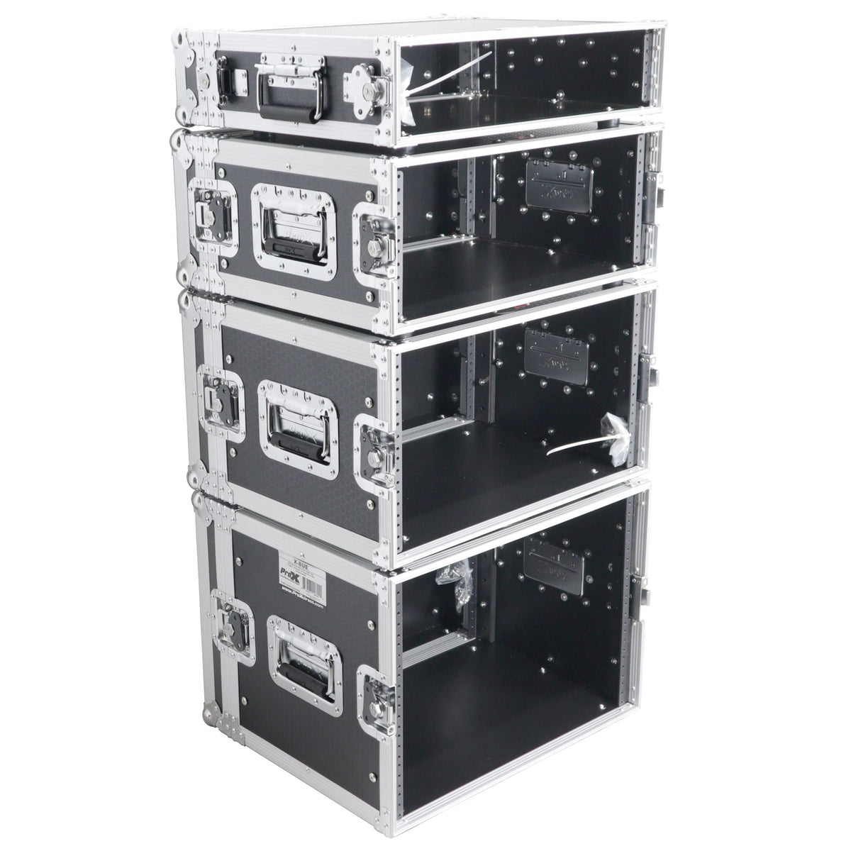 ProX Prox X-2UE 2U Deluxe Effects Rack 14" deep Rail to Rail w/ handles.