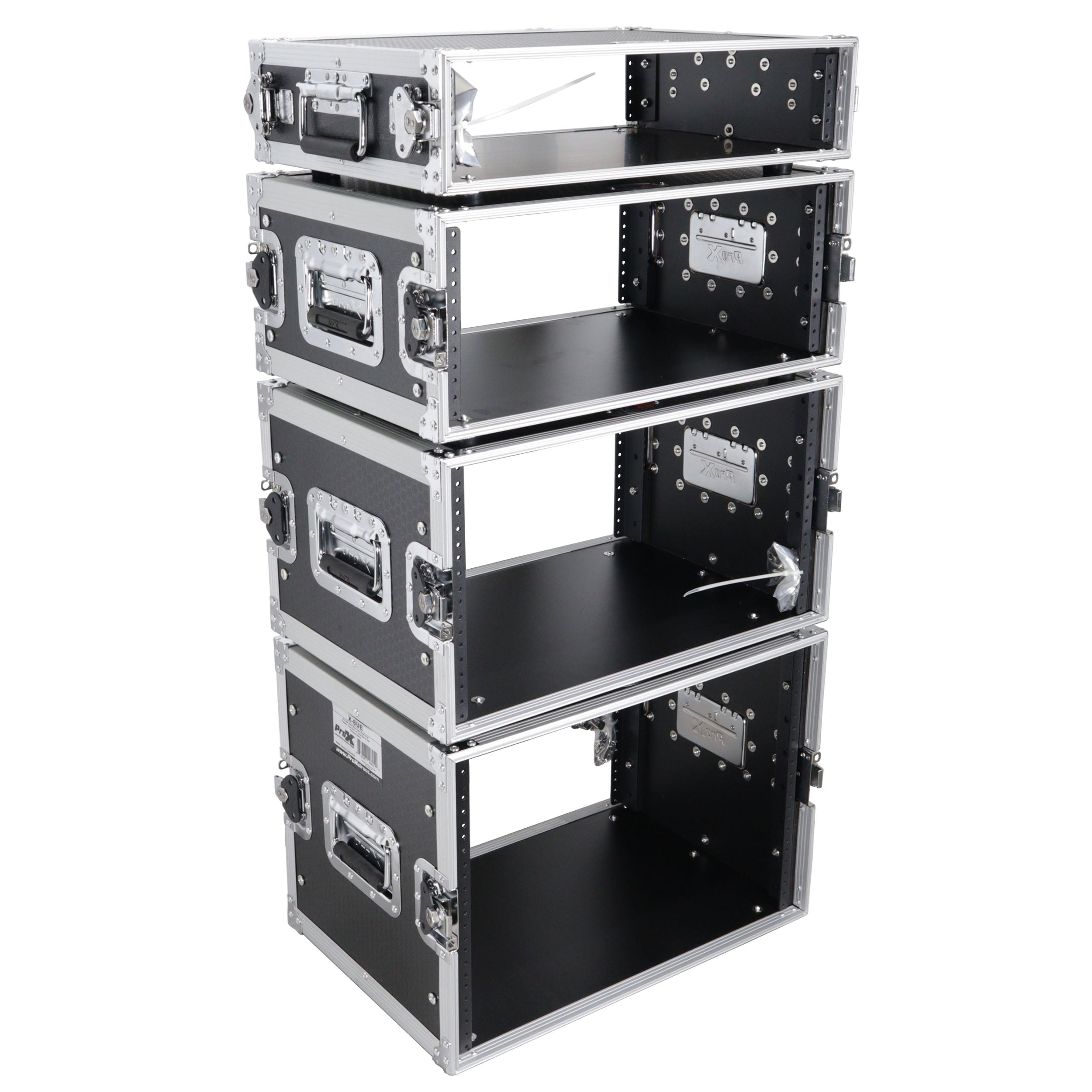 ProX 6U Deluxe 14" Deep 19" Width Amp Effects Rack Flight Hard Case