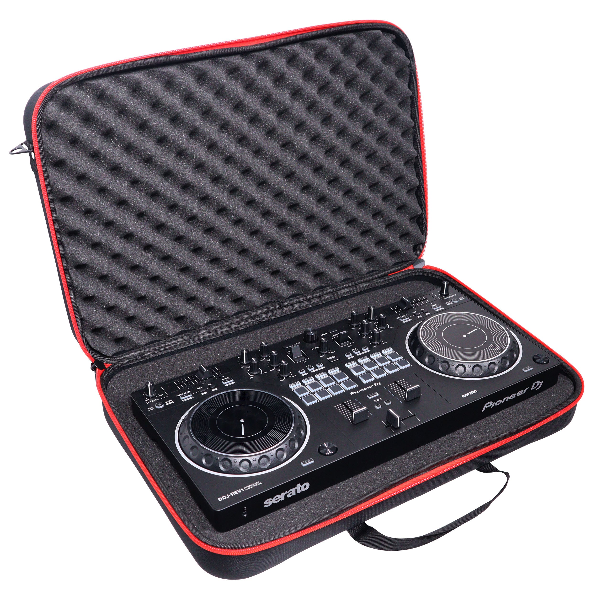 ProX ZeroG Ultra Lightweight Hard Shell DJ Controller Shoulder Strap Bag for DDJ-REV1 DDJ-FLX4 DDJ-400 OMNIS-DUO Small Size