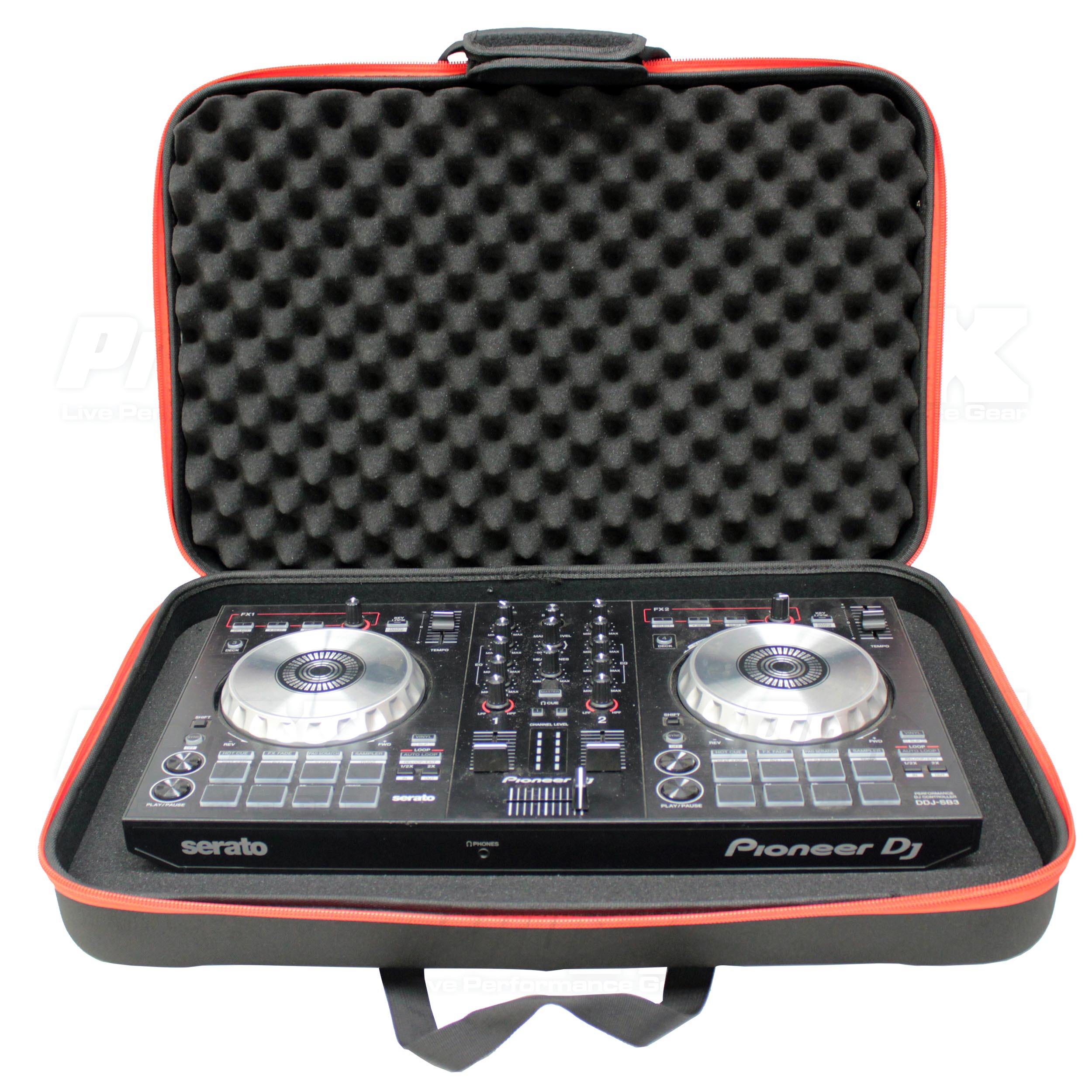 ProX ZeroG Ultra Lightweight Hard Shell DJ Controller Shoulder Strap Bag for DDJ-REV1 DDJ-FLX4 DDJ-400 OMNIS-DUO Small Size