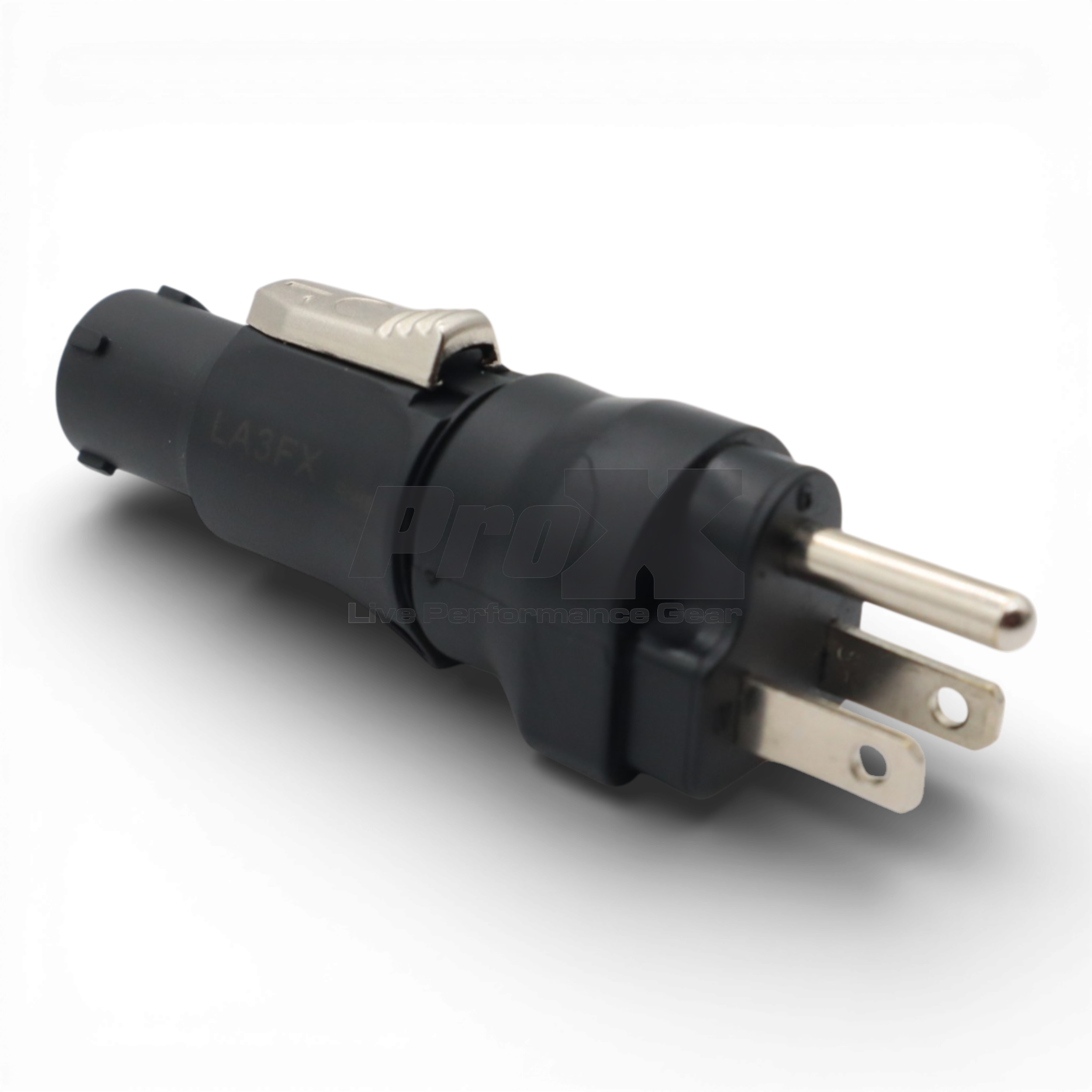 ProX Edison Nema 515P Male to True1 Female Black locking Connector Power Coupler Adapter
