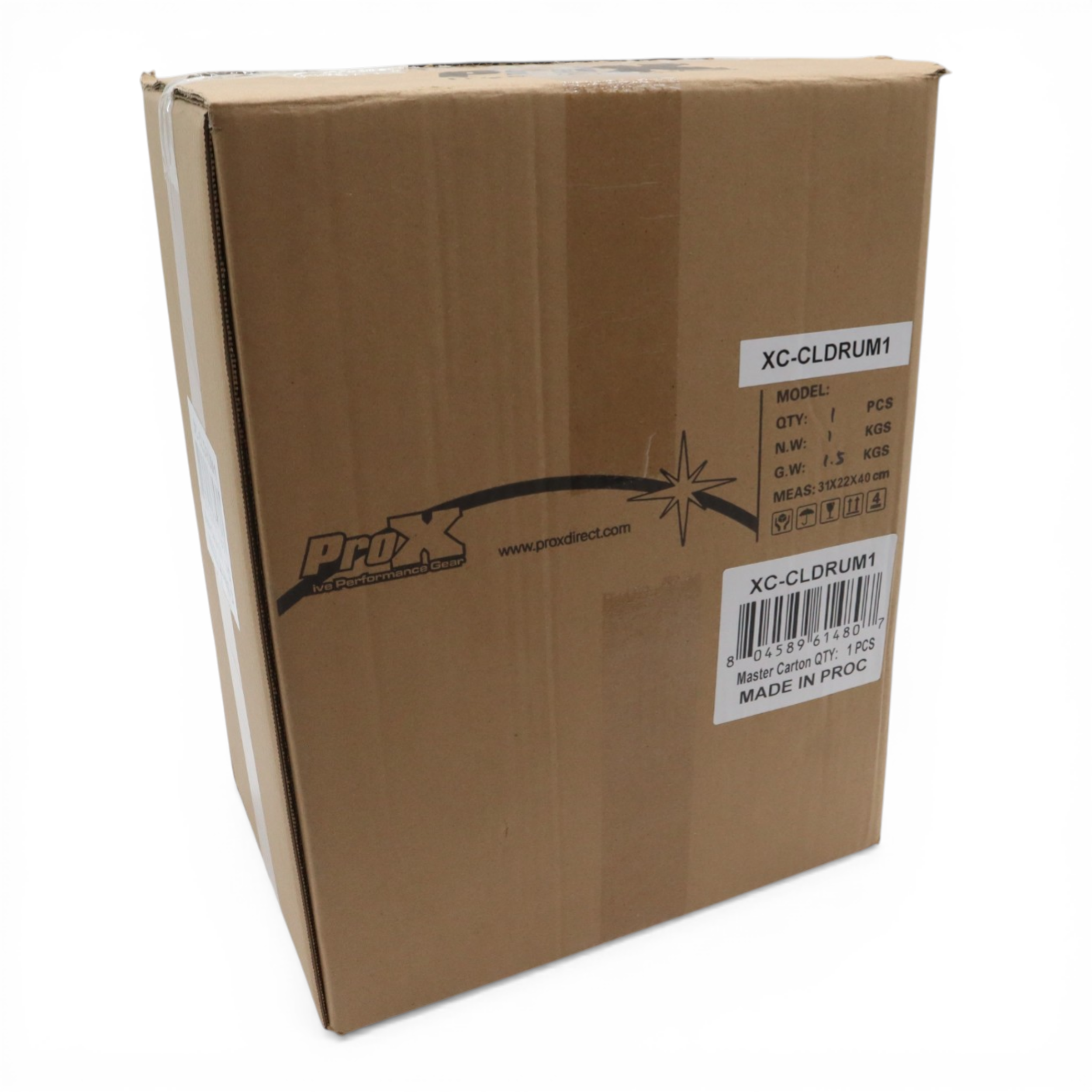 ProX 12" Cable Drum with Maintenance free Axle Bearing, Drum Core Diameter 3", Drum Width: 3.5"-5"