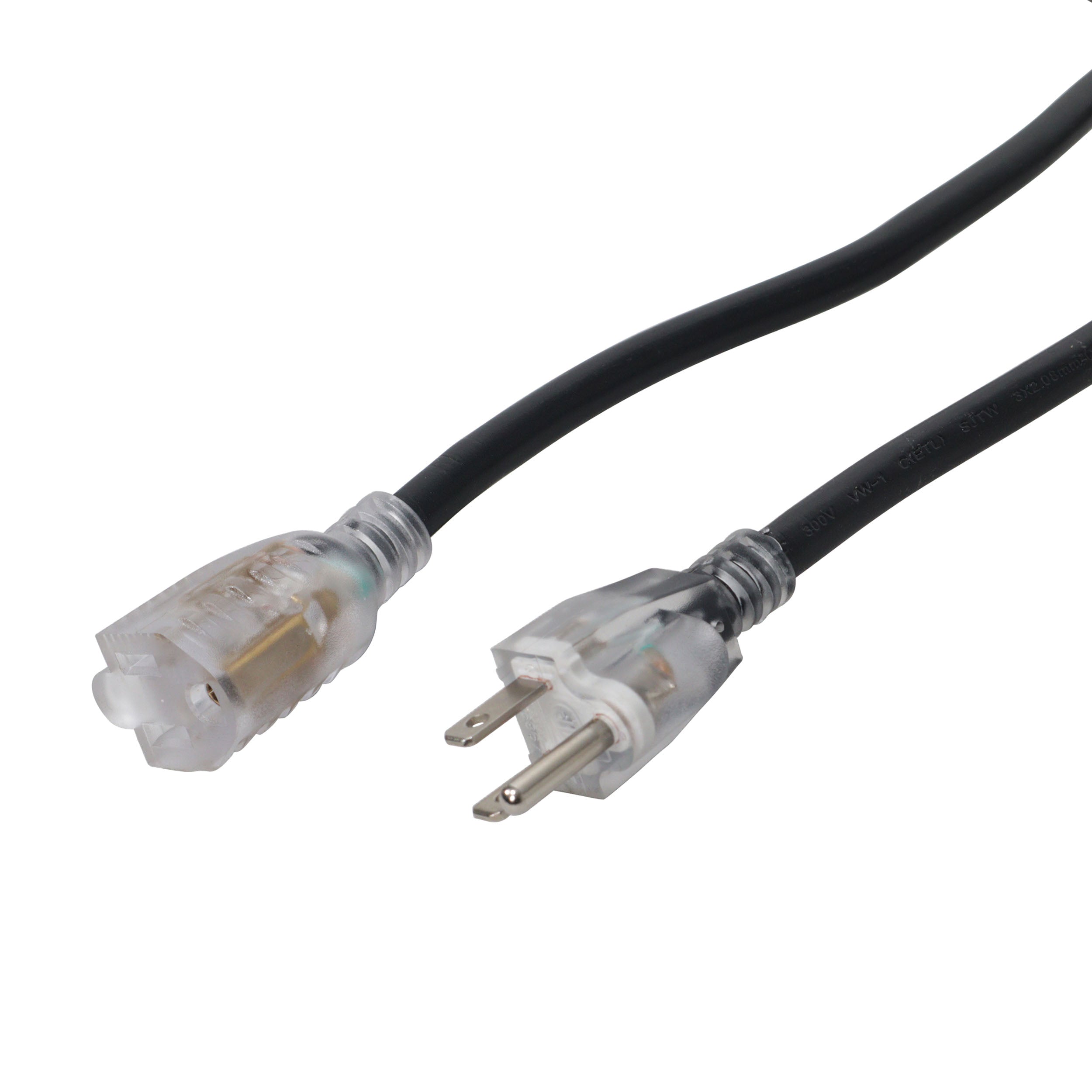 ProX 10' Ft. 120VAC NEMA 15 Male to 3 Outlet Female Power-Extension Cord 12 AWG