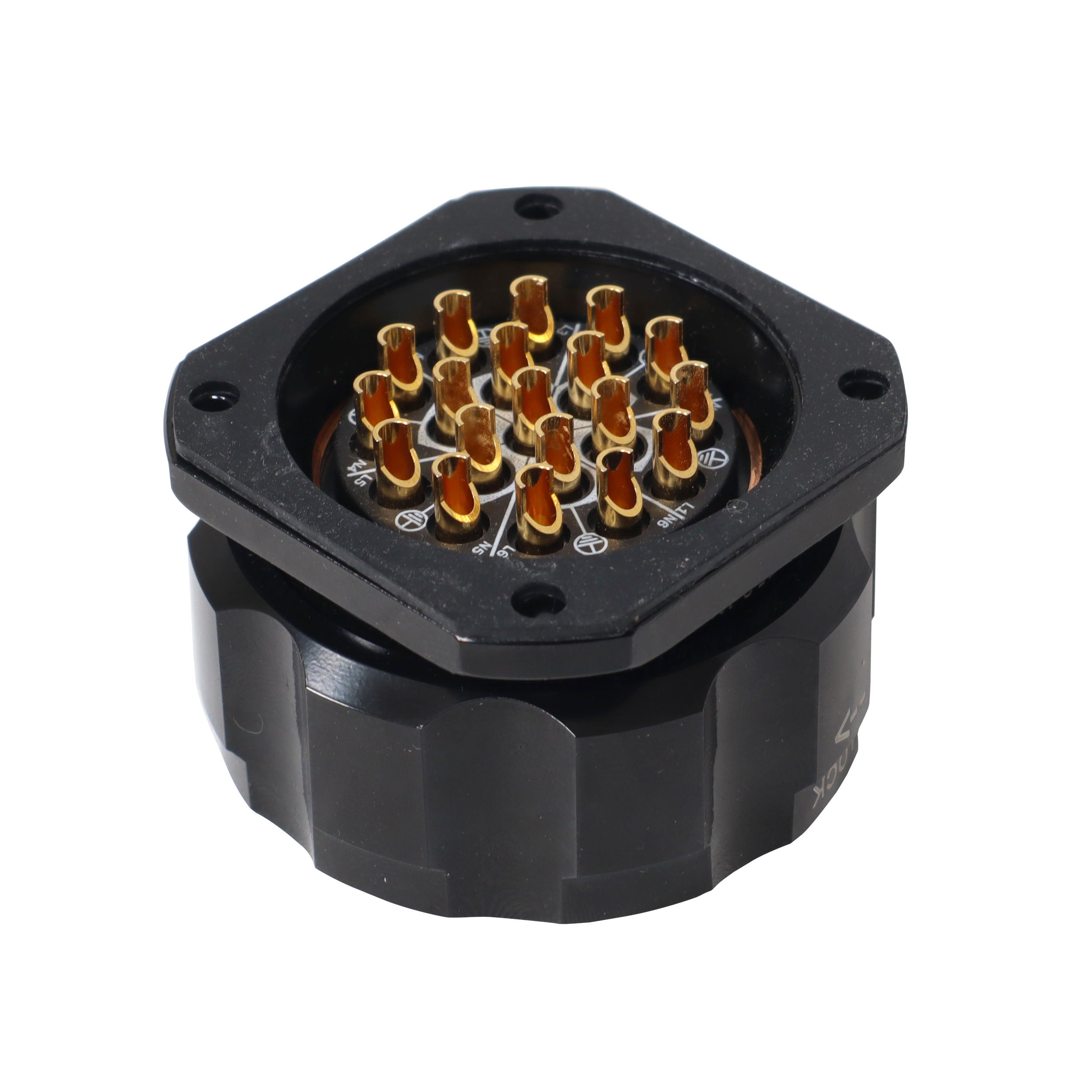ProX 19-Pin Panel Male Connector - Solder Type - Kupo PLS-5219SM