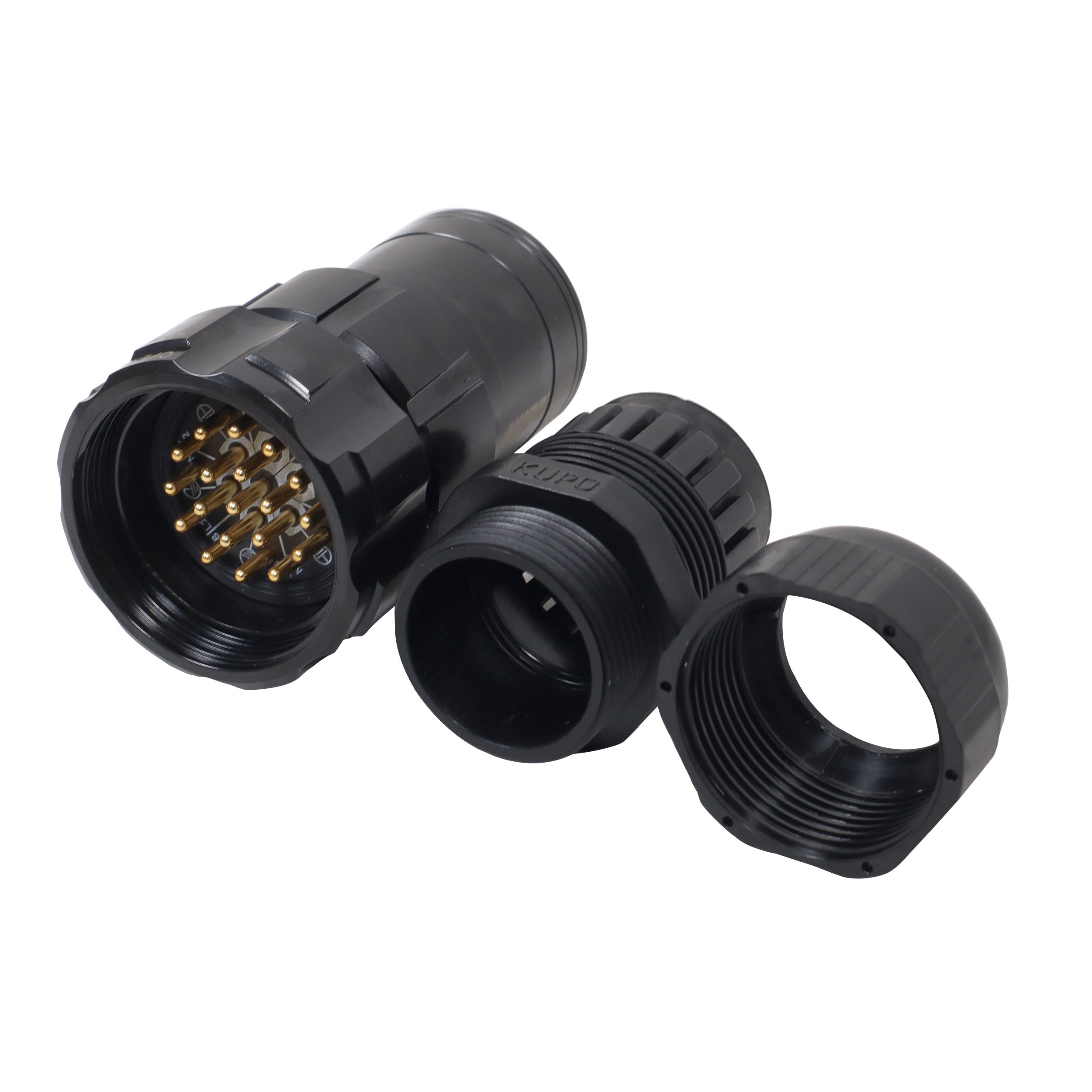ProX 19-Pin Male Connector - Solder Type - Kupo PLS-5219LM