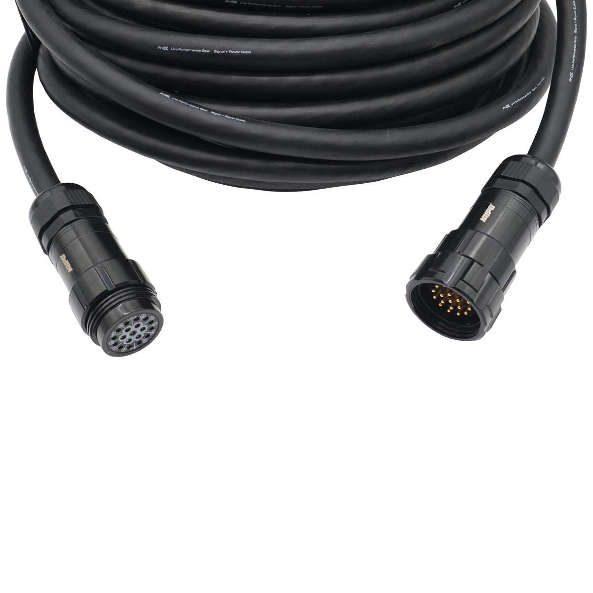 ProX Power Distribution 100Ft 19 Pin Male to Female 12 AWG Extension Cable.