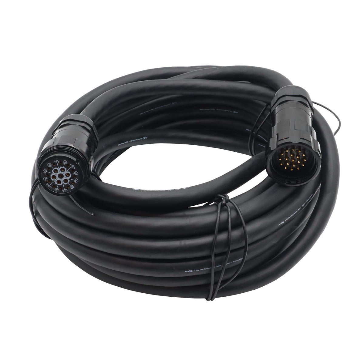 ProX Power Distribution 50Ft 19 Pin Male to Female 12 AWG Extension Cable.