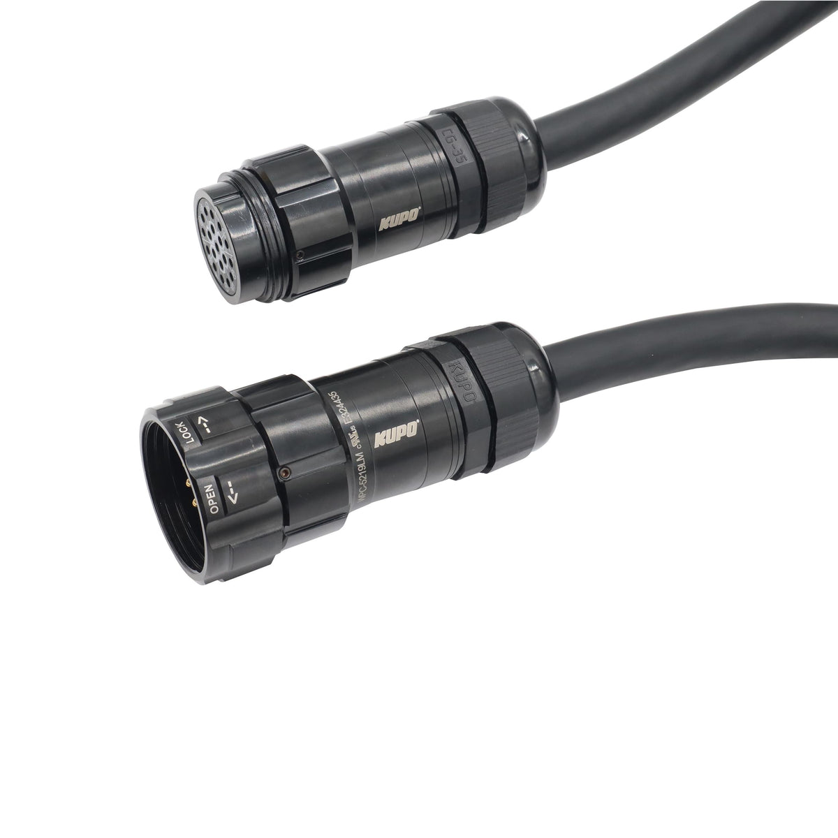 ProX Power Distribution 50Ft 19 Pin Male to Female 12 AWG Extension Cable.