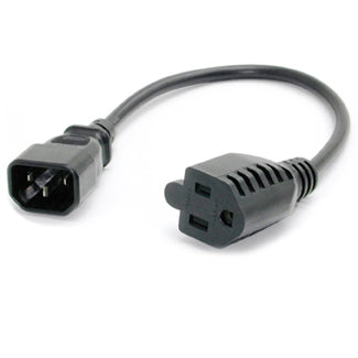 ProX 18 AWG Power Adapter Cord Edison Female to IEC Male