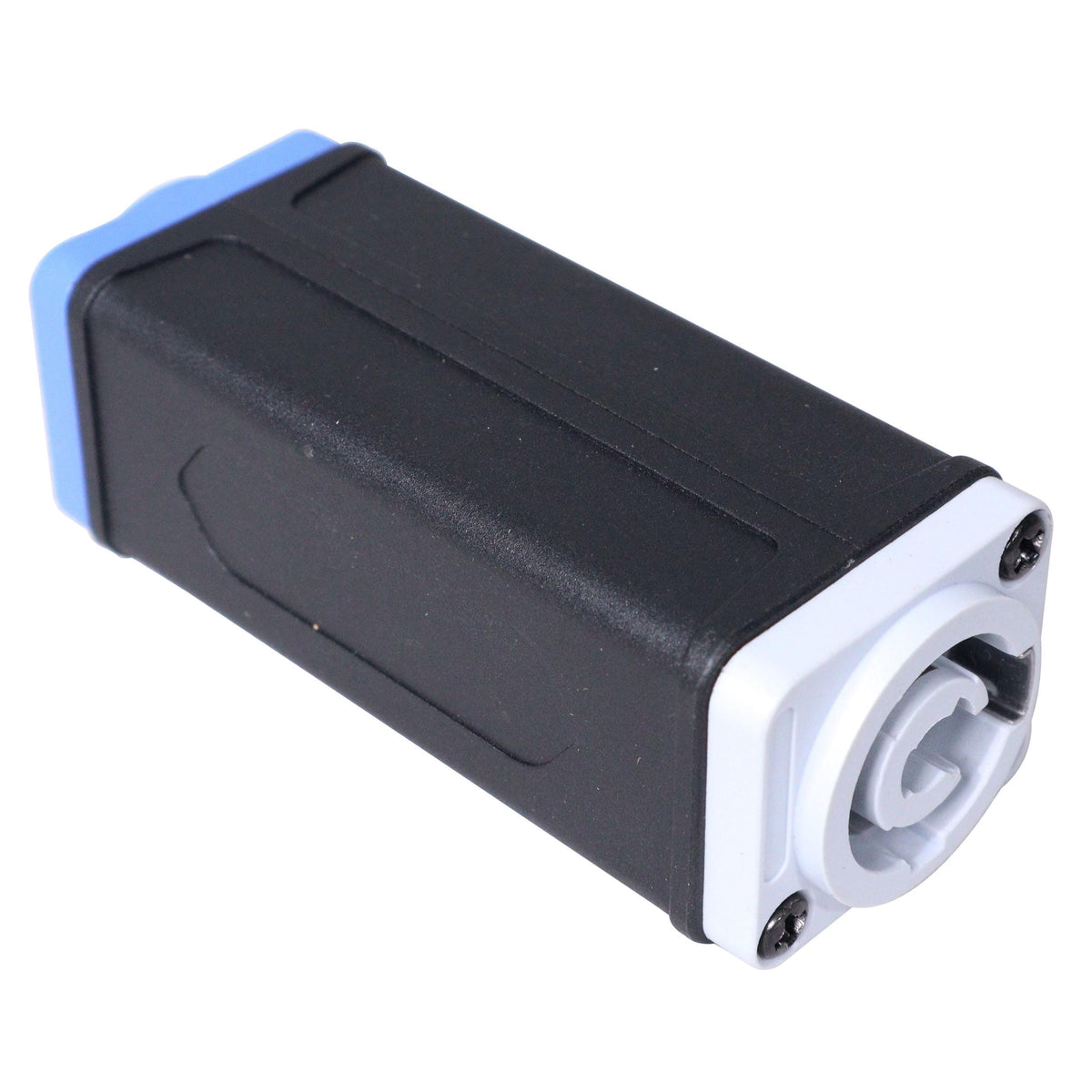ProX PowerKon cable Coupler Adapter BLUE Power In to GRAY Power Out.