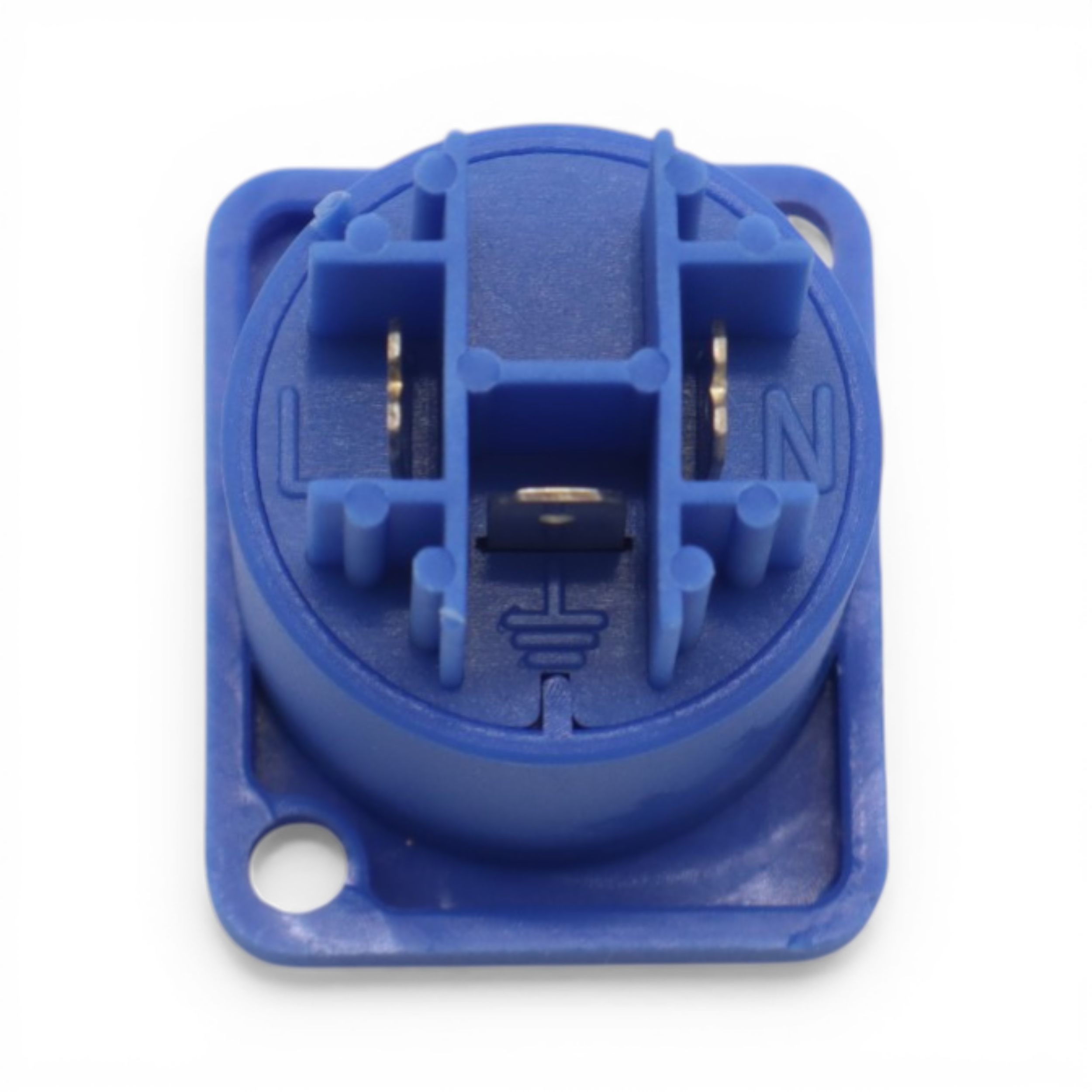 ProX Panel Mount Blue Power Connection Compatible Female Connector