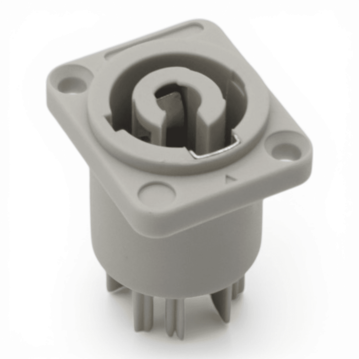 ProX Panel Mount Gray Power Connector Female Connector for Power Connector compatible devices.
