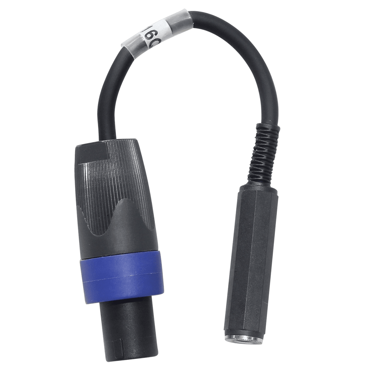 ProX 6" Speaker Twist connector Male to 1/4" TS-F Female High Performance Speaker Cable.