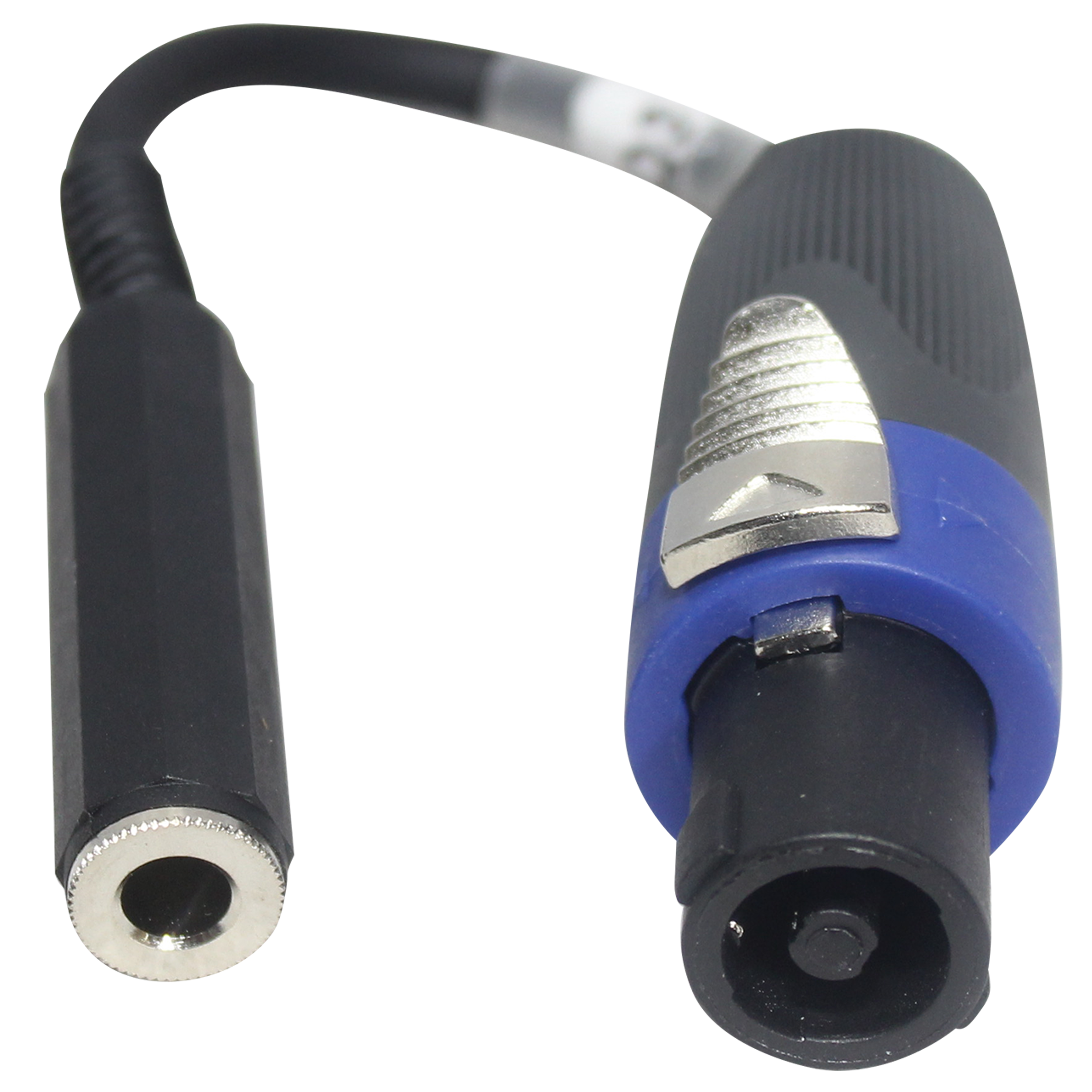 ProX 6" Speaker Twist connector Male to 1/4" TS-F Female High Performance Speaker Cable