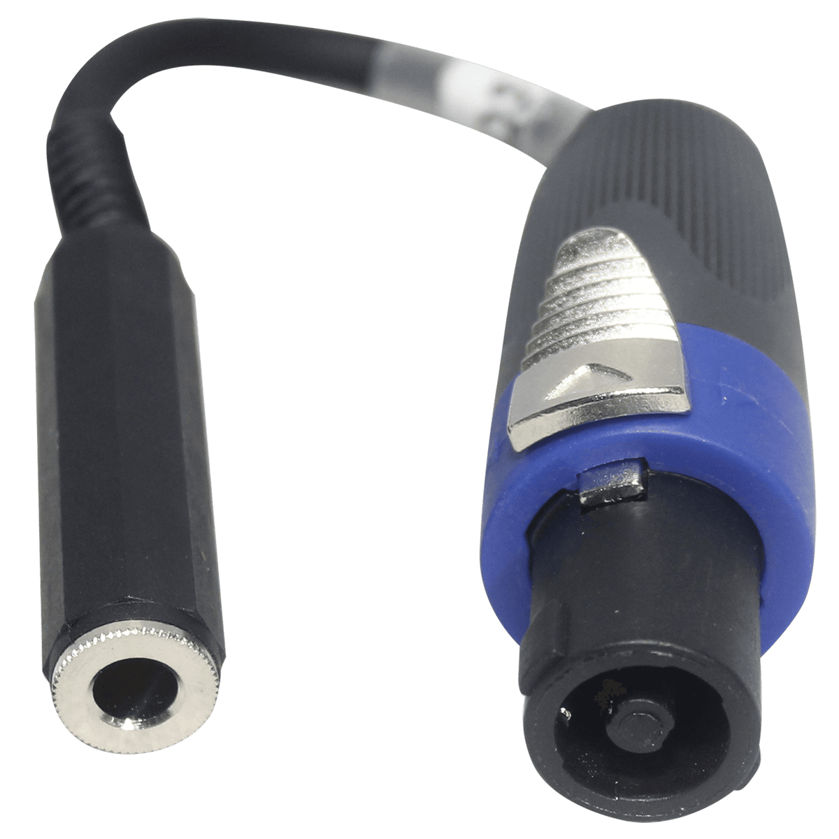 ProX 6" Speaker Twist connector Male to 1/4" TS-F Female High Performance Speaker Cable.