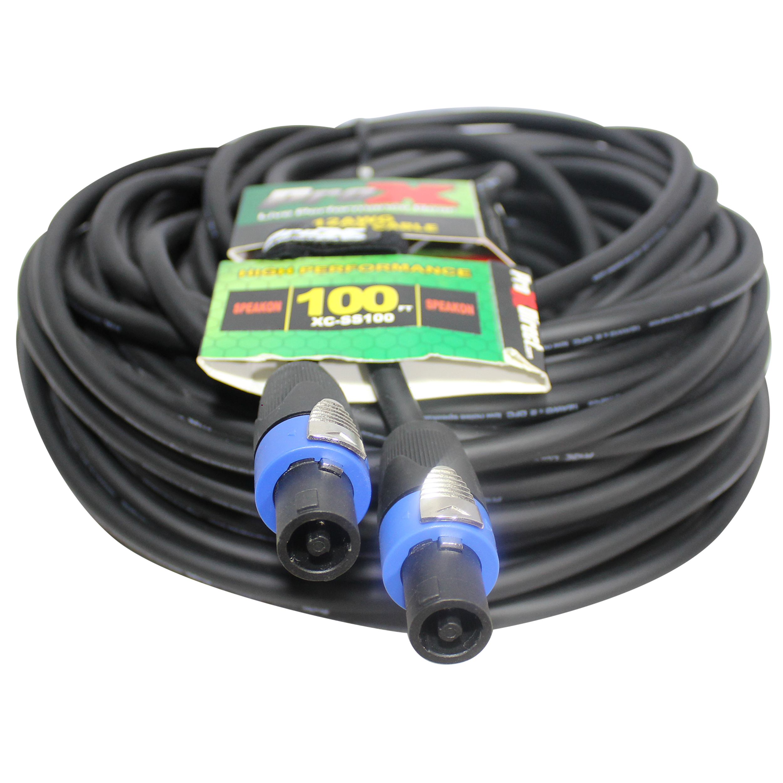 ProX 100 Ft. Speak Twist 2 Conductor 12AWG High Performance Speaker Cable