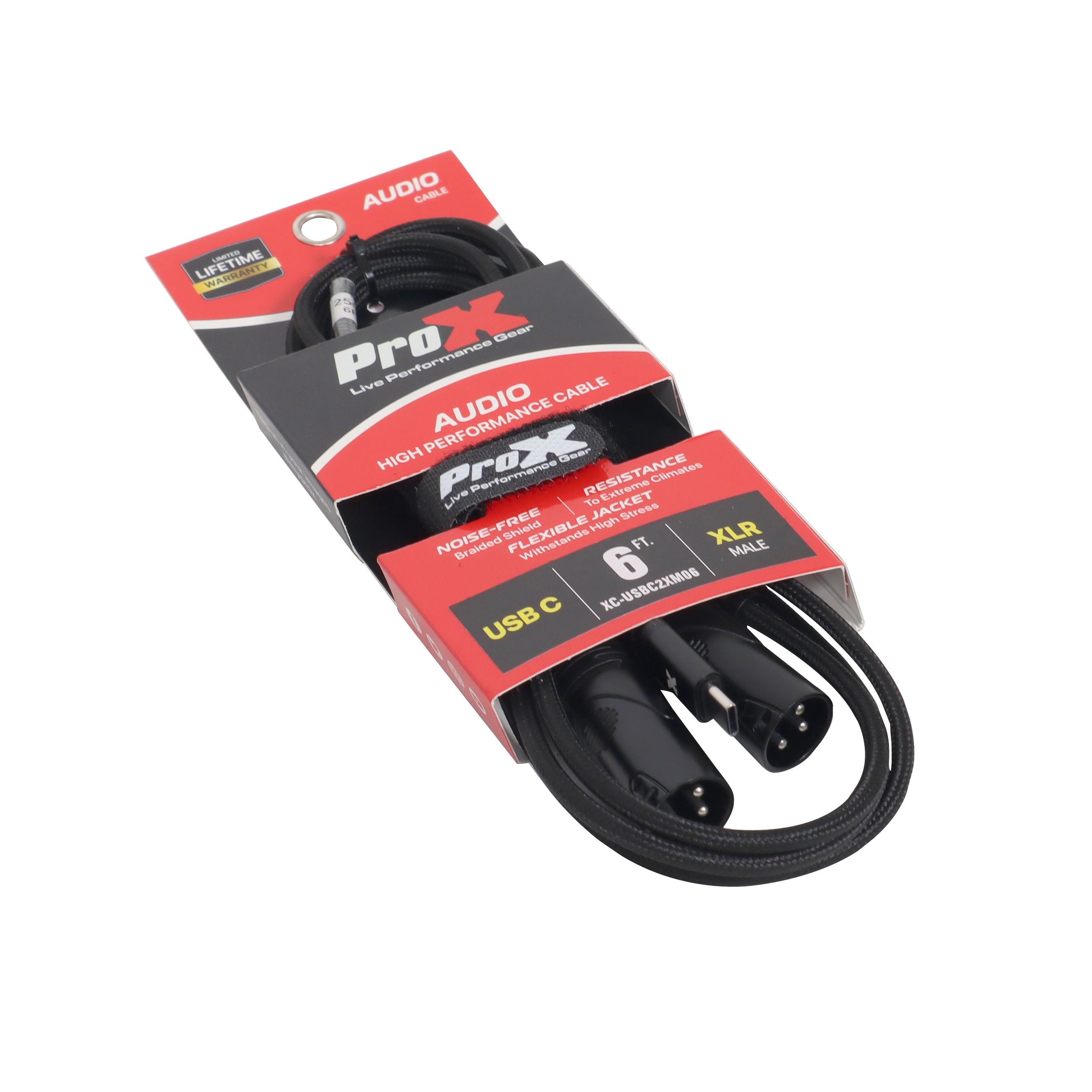 ProX 6FT USB-C to Dual XLR-M