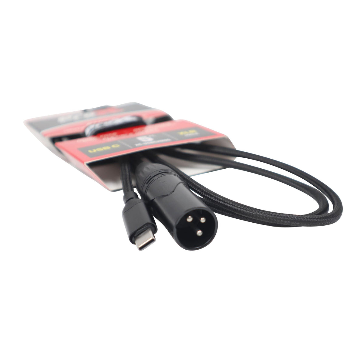 ProX 5FT USB-C to XLR Male Audio Cable – Smartphone and Laptop to Mixer, Amplifier, Powered Speaker and Console Interface.