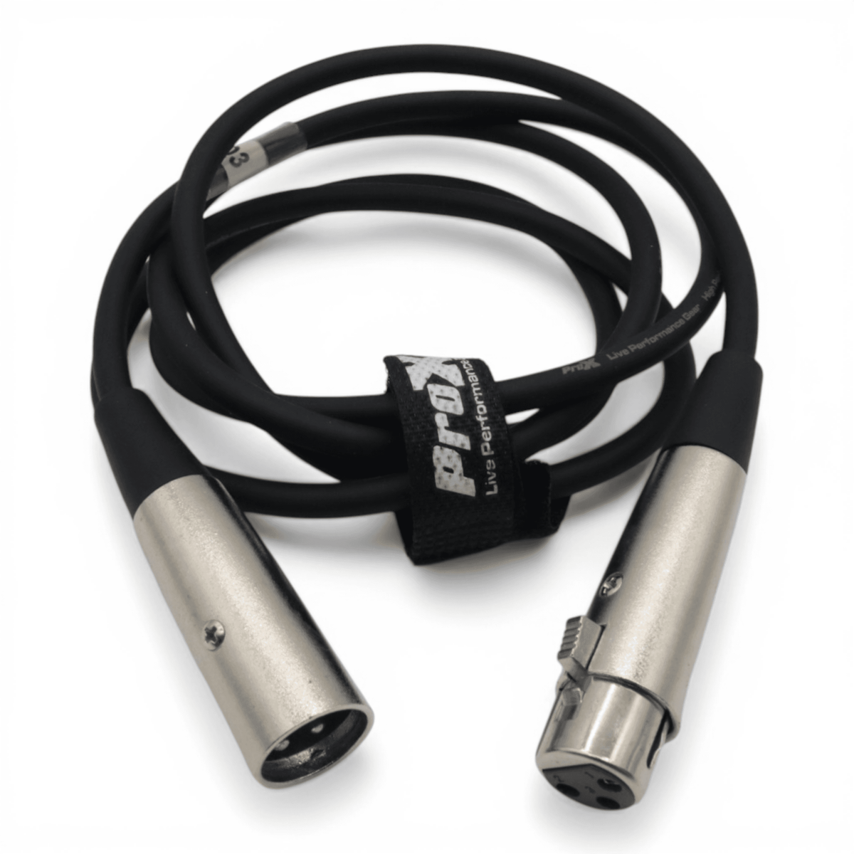 ProX 5 Ft. Balanced XLR3-F to XLR3-M Premium Audio Microphone Cable.