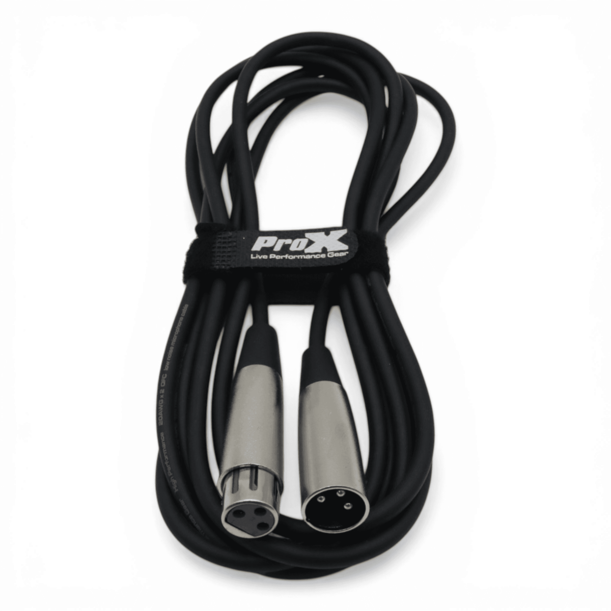 ProX 10 Ft. Balanced XLR3-F to XLR3-M Premium Audio Microphone Cable.