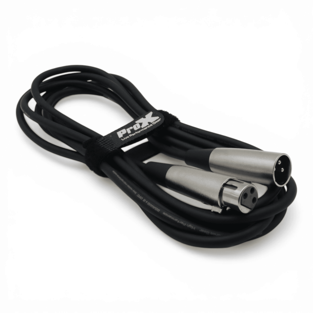 ProX 10 Ft. Balanced XLR3-F to XLR3-M Premium Audio Microphone Cable.
