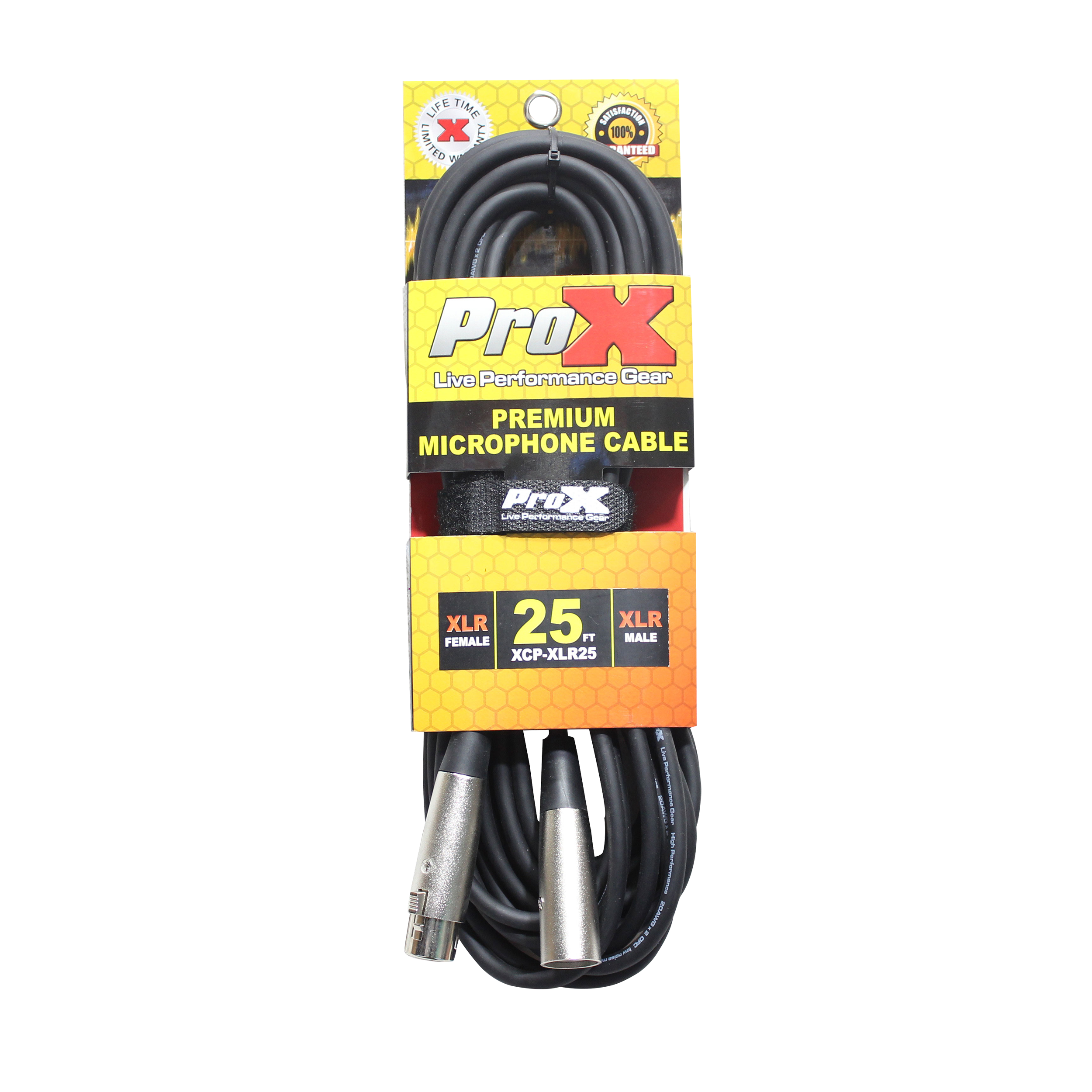 ProX 25 Ft. Balanced XLR-F to XLR-M Premium Audio Microphone Cable