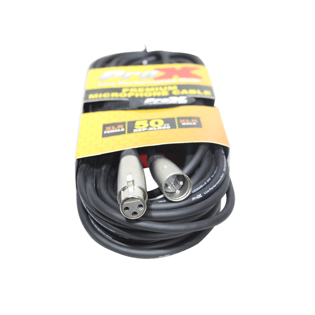 ProX 50 Ft. Balanced XLR3-F to XLR3-M Premium Audio-Microphone Cable.