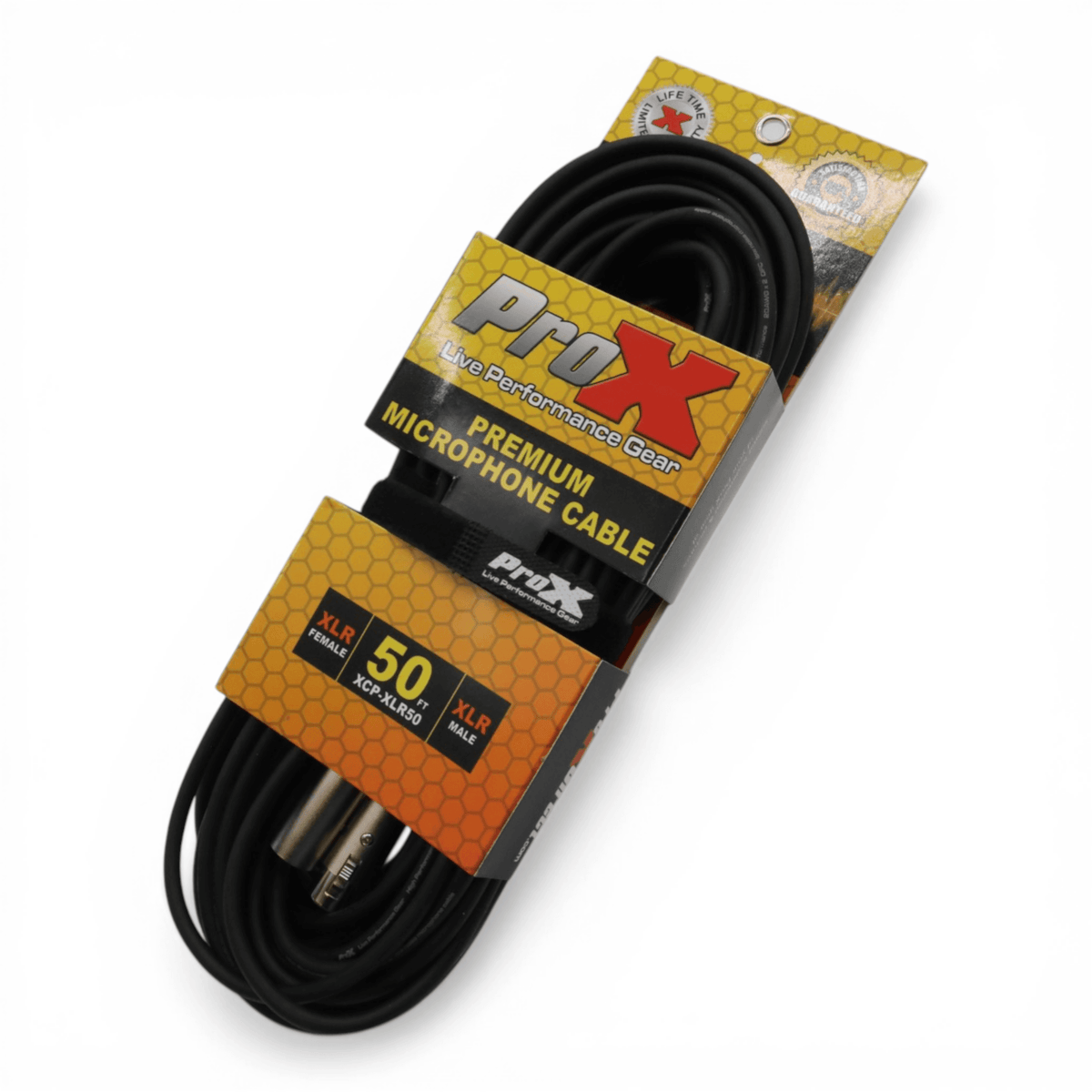 ProX 50 Ft. Balanced XLR3-F to XLR3-M Premium Audio-Microphone Cable.