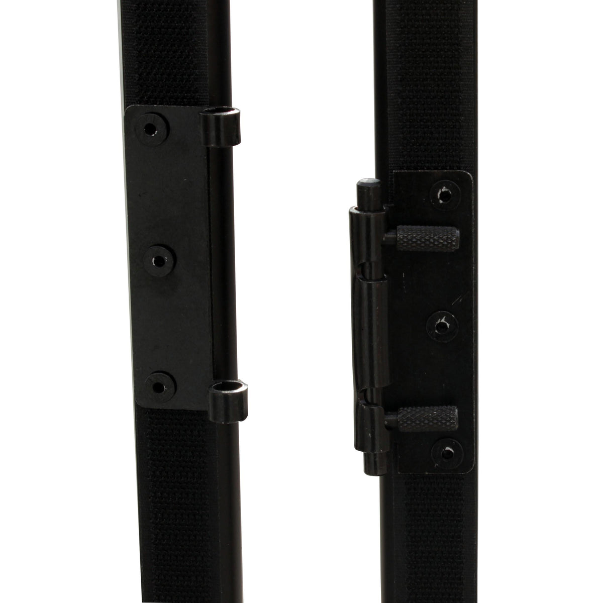 ProX 5 Panel Black Frame DJ Facade W-Stainless Quick Release 180 Deg. Hinges.