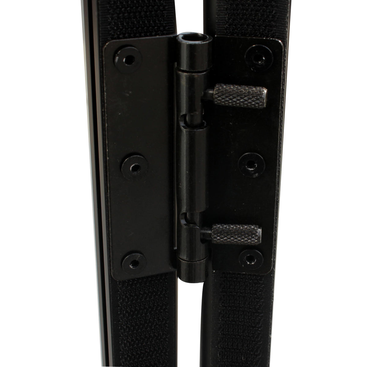 ProX 5 Panel Black Frame DJ Facade W-Stainless Quick Release 180 Deg. Hinges.
