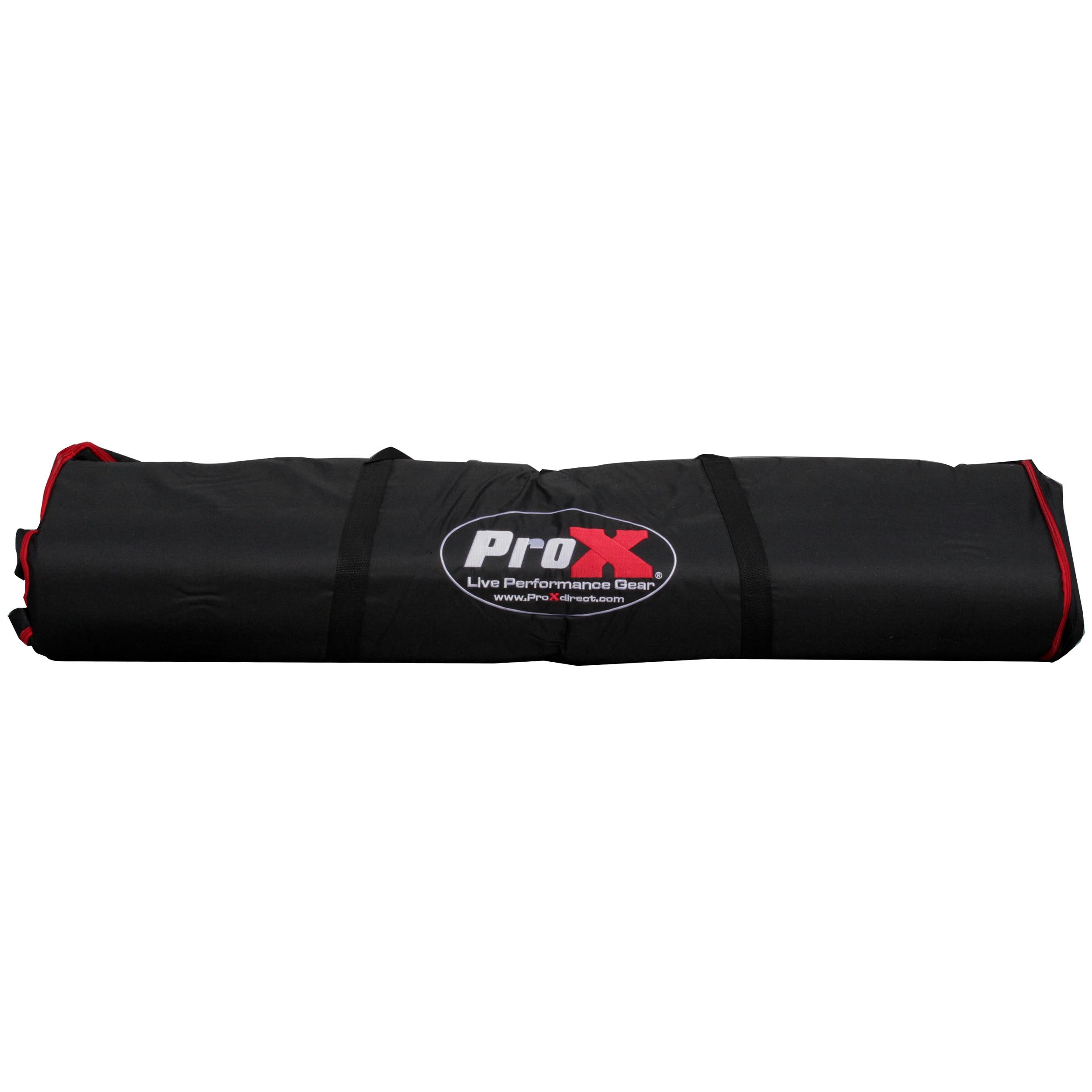ProX 5 Panel Black Frame DJ Facade W-Stainless Quick Release 180 Deg. Hinges