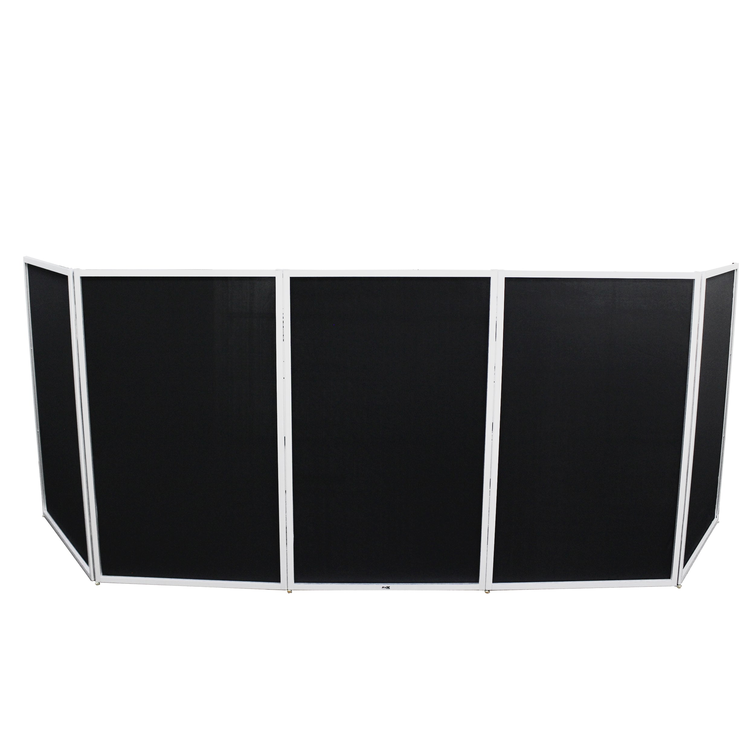 ProX 5 Panel - White Frame DJ Facade W-SS Quick Release 180° Hinges