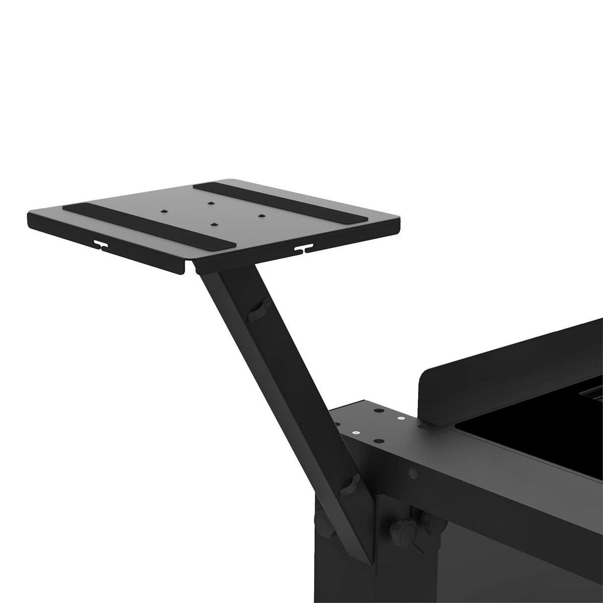 ProX BLACK Audio Monitor DJ Lighting Side Mounting Shelf for B3 DJ Table Workstation by Humpter.