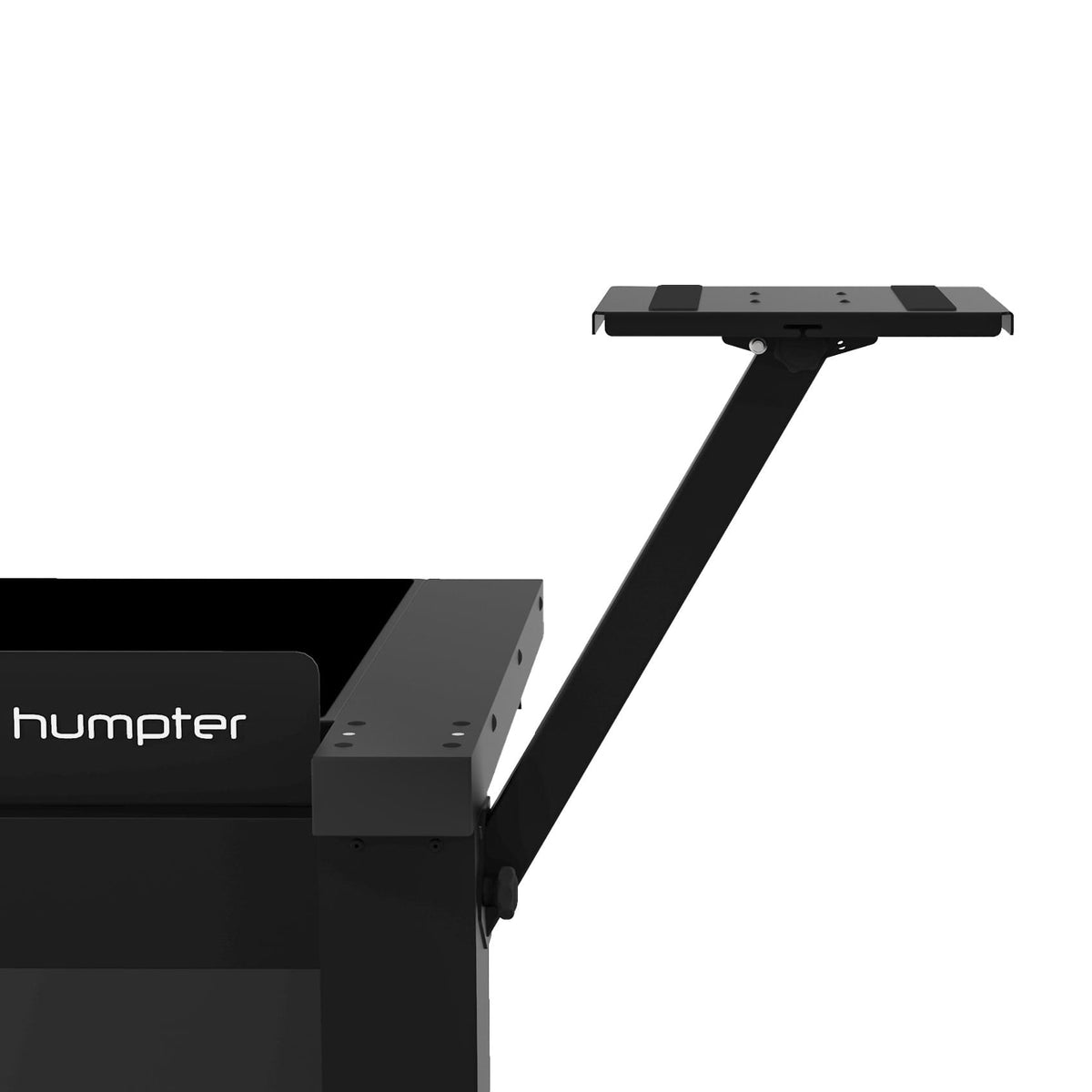 ProX BLACK Audio Monitor DJ Lighting Side Mounting Shelf for B3 DJ Table Workstation by Humpter.