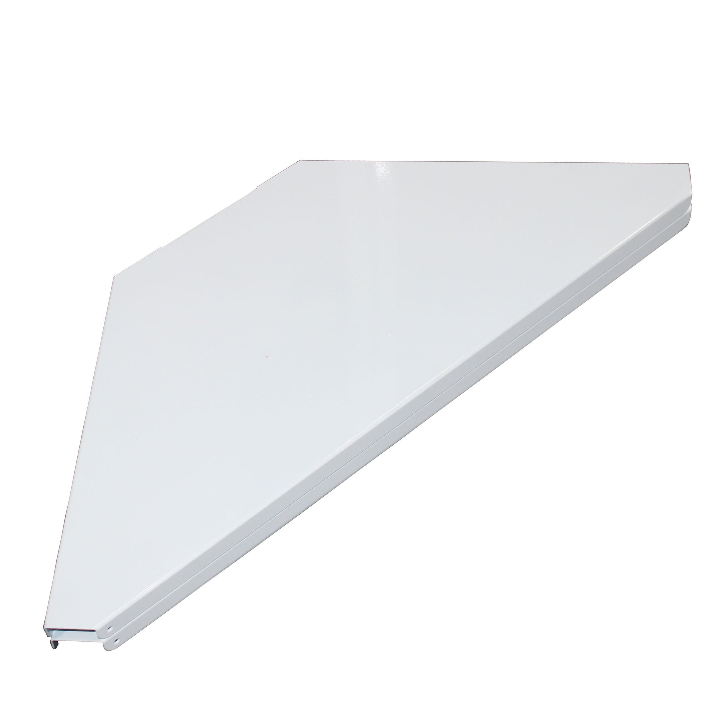 ProX Universal Set of Corner Shelves for DJ Facades White Finish