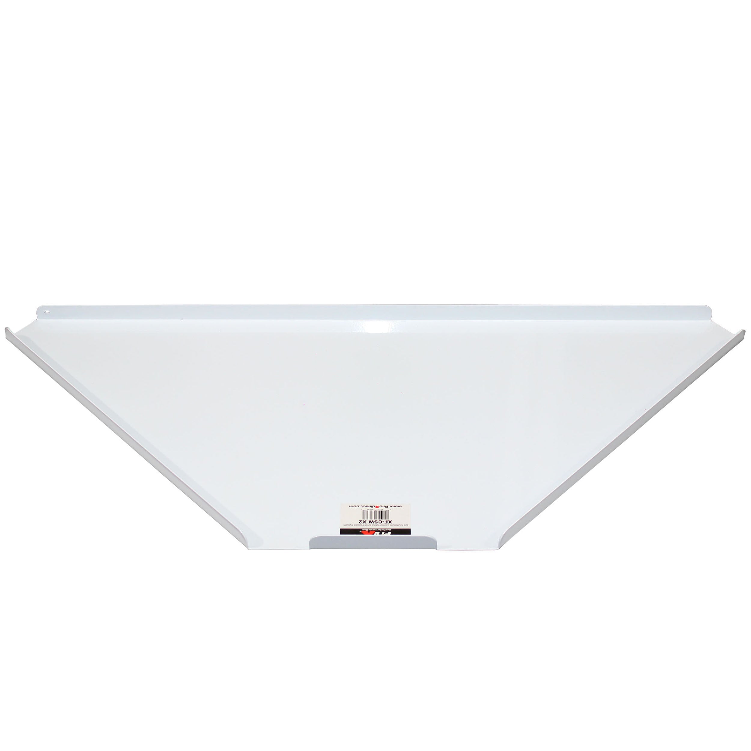 ProX Universal Set of Corner Shelves for DJ Facades White Finish