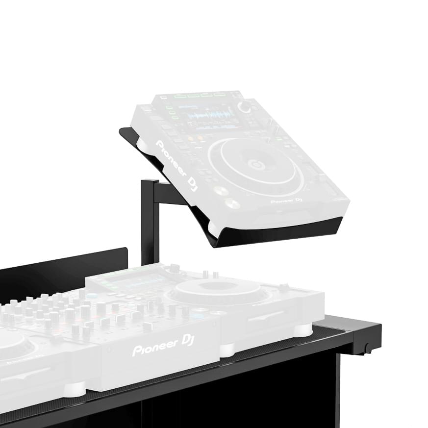 ProX Black Universal CDJ Player Mounting Stand for B3 DJ Table Workstation by Humpter.