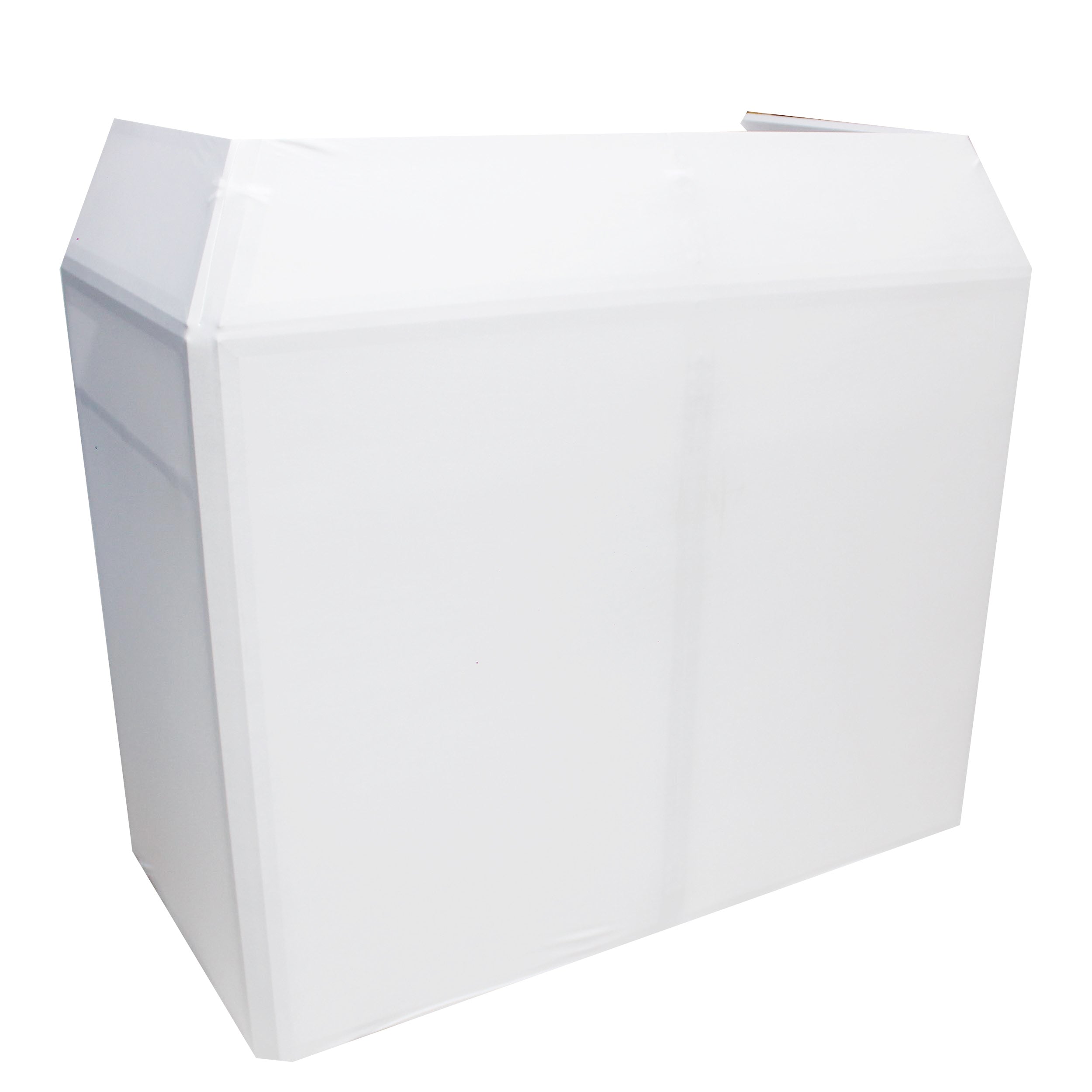 ProX Mesa MK2 DJ Facade Table Station Includes White & Black Scrims and Padded Carry Bag