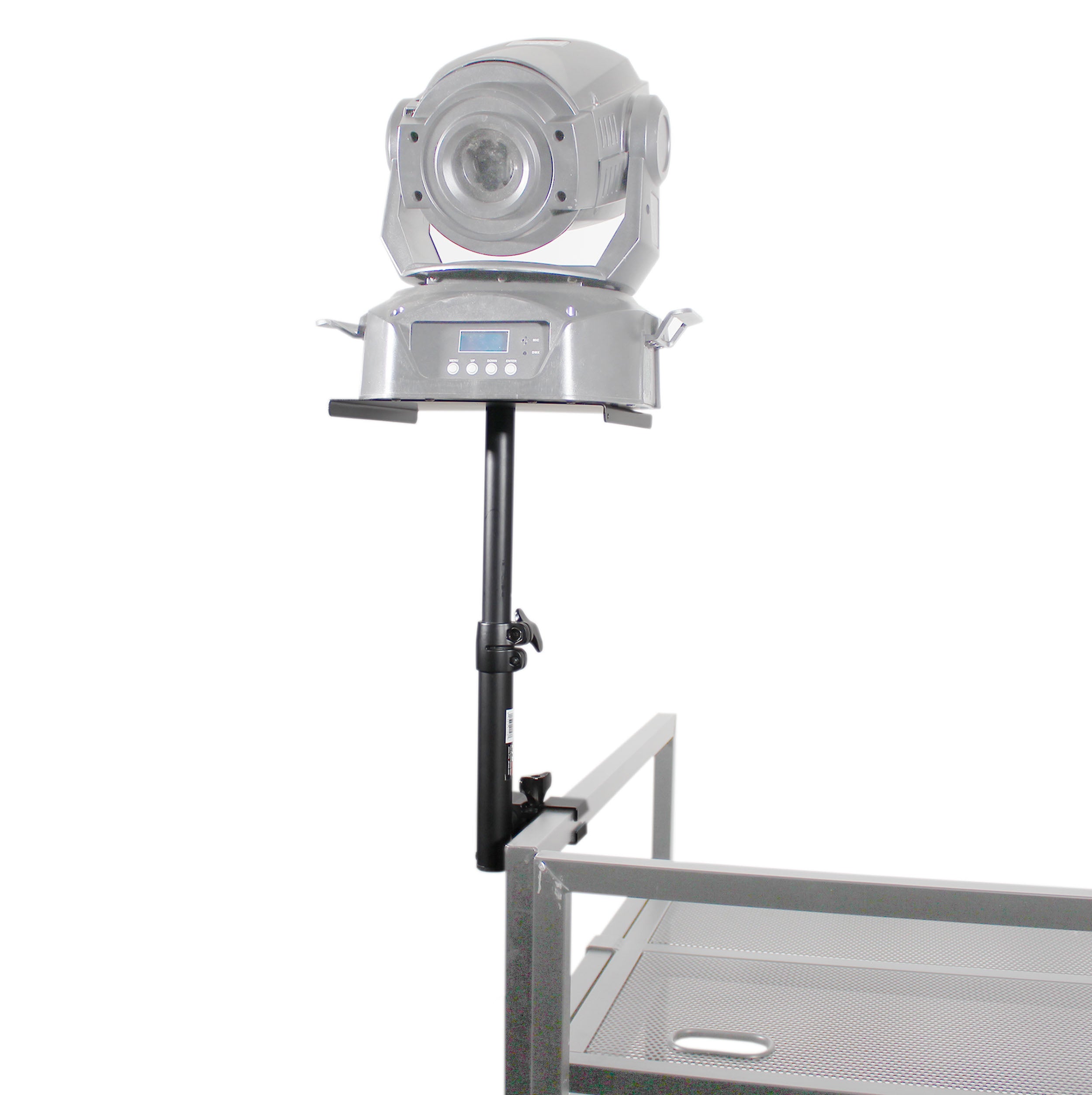 ProX Universal Studio Monitor Speaker Tray and Lighting Stand for DJ Facade