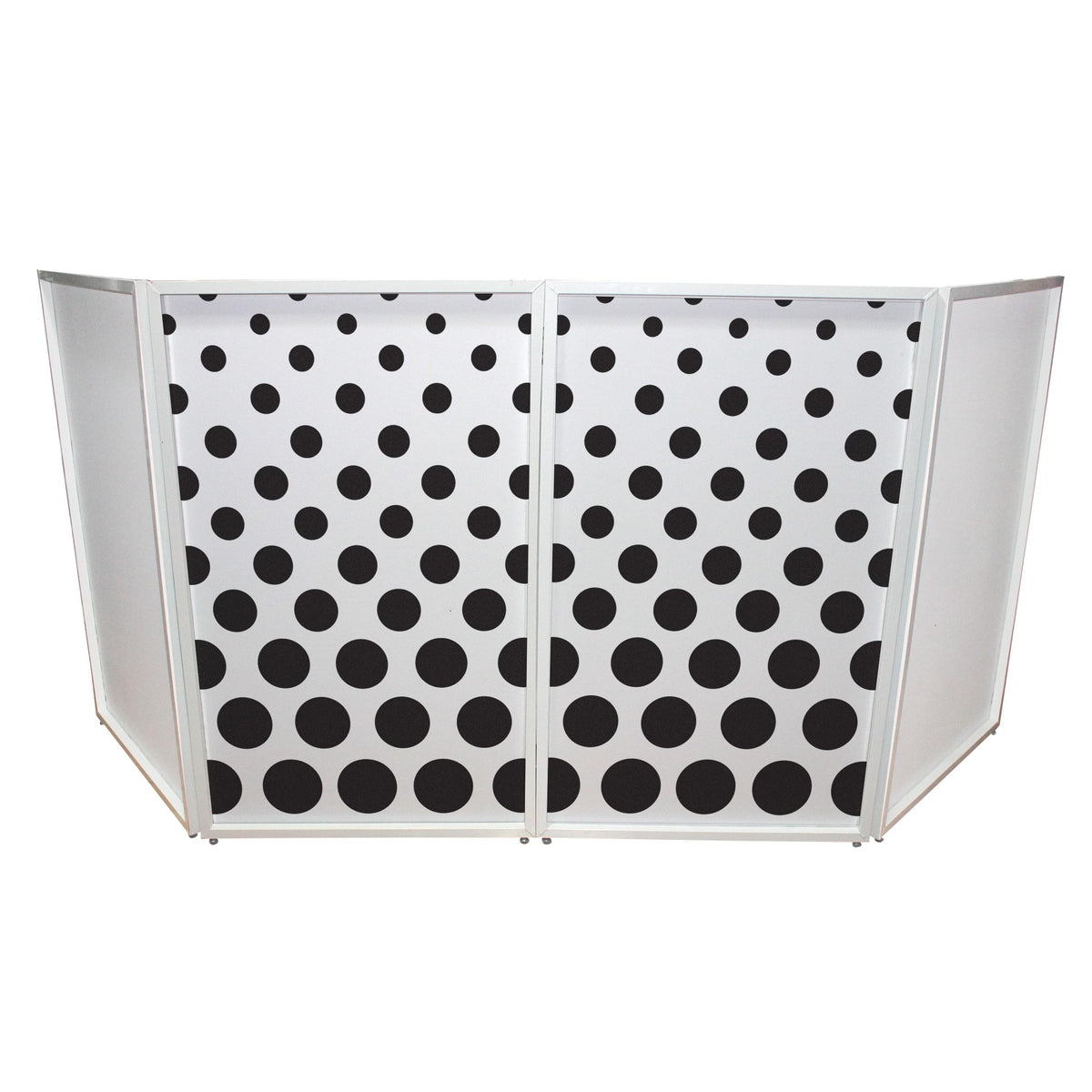 ProX Polka Dots Facade Enhancement Scrims - Black Dots on White | Set of Two.