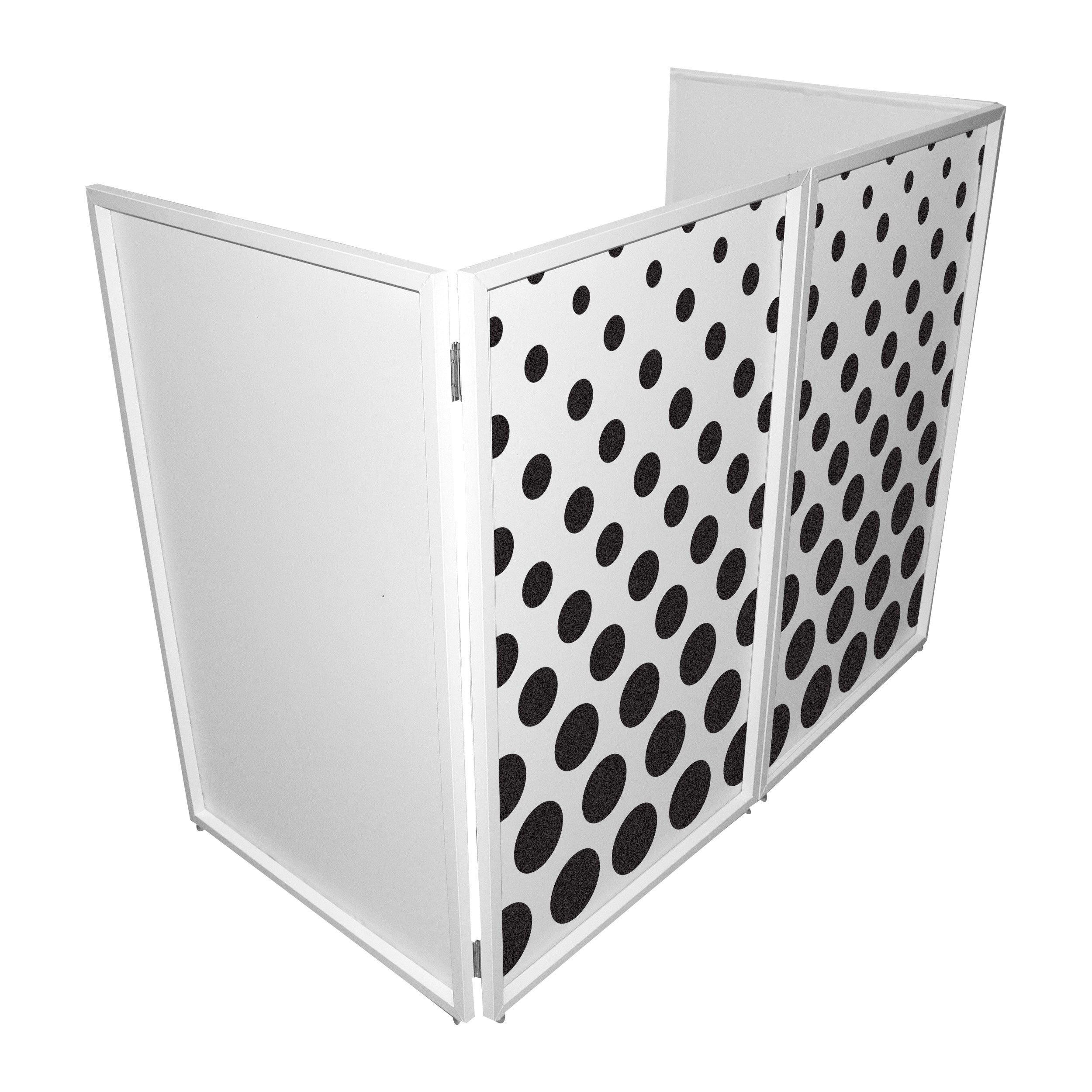 ProX Polka Dots Facade Enhancement Scrims - Black Dots on White | Set of Two