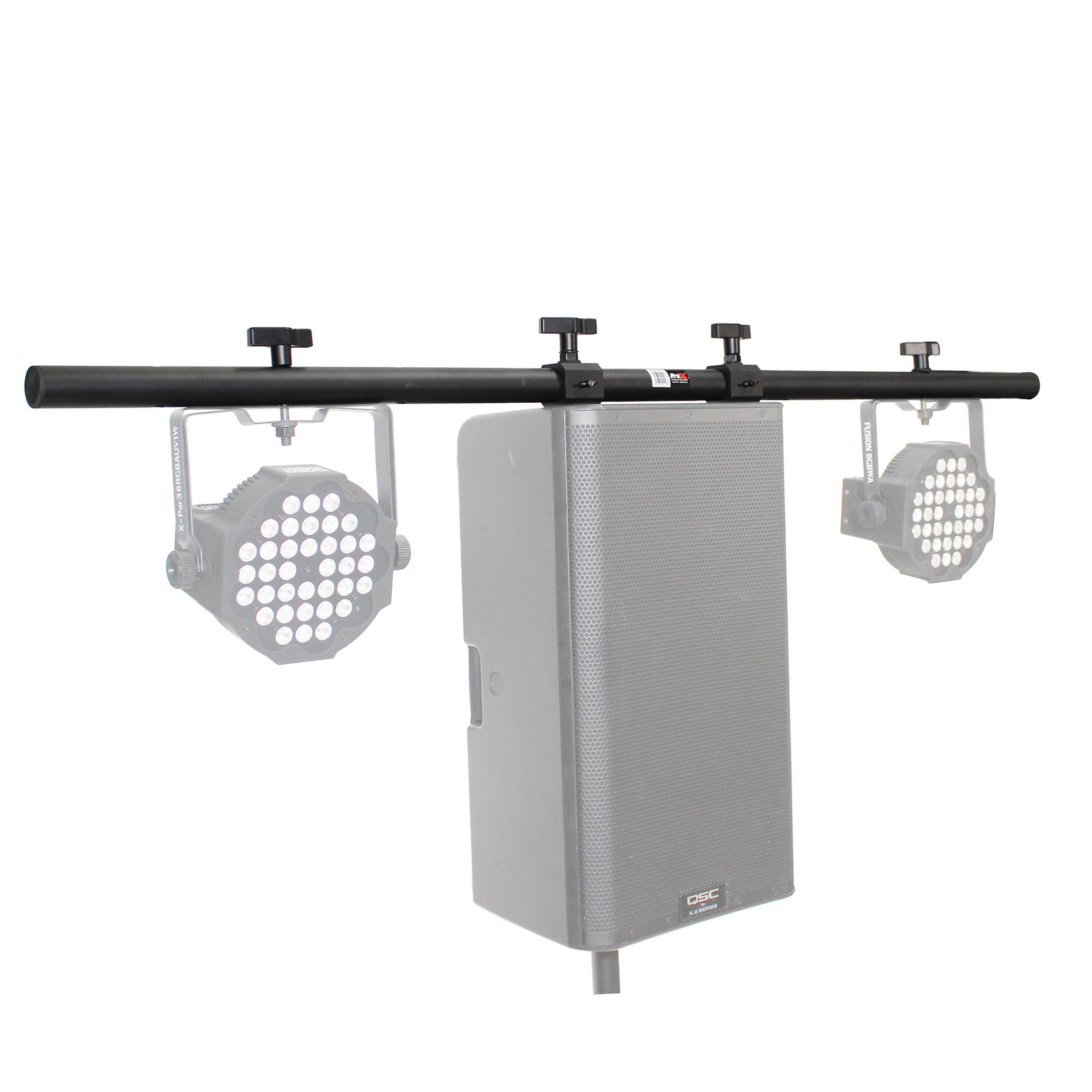 ProX 5 Ft. Universal Light Bar Mounting System for Point Source PA Speakers with Fly-points