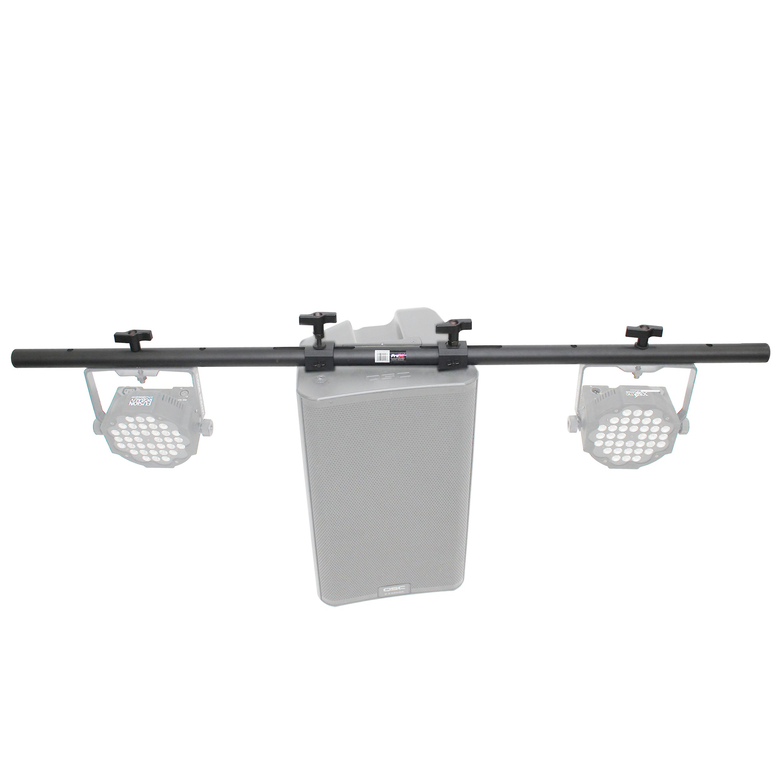ProX 5 Ft. Universal Light Bar Mounting System for Point Source PA Speakers with Fly-points