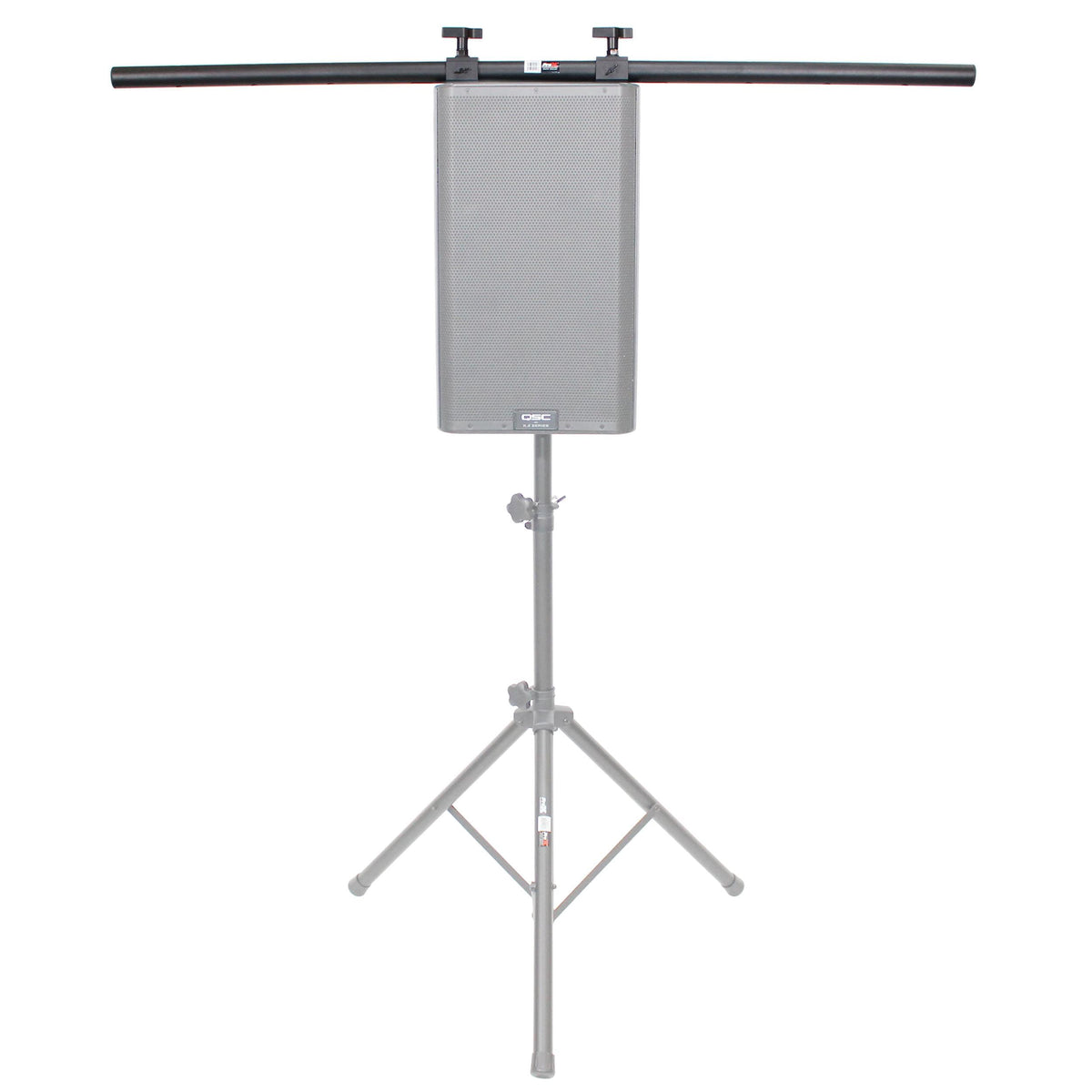 ProX 5 Ft. Universal Light Bar Mounting System for Point Source PA Speakers with Fly-points.