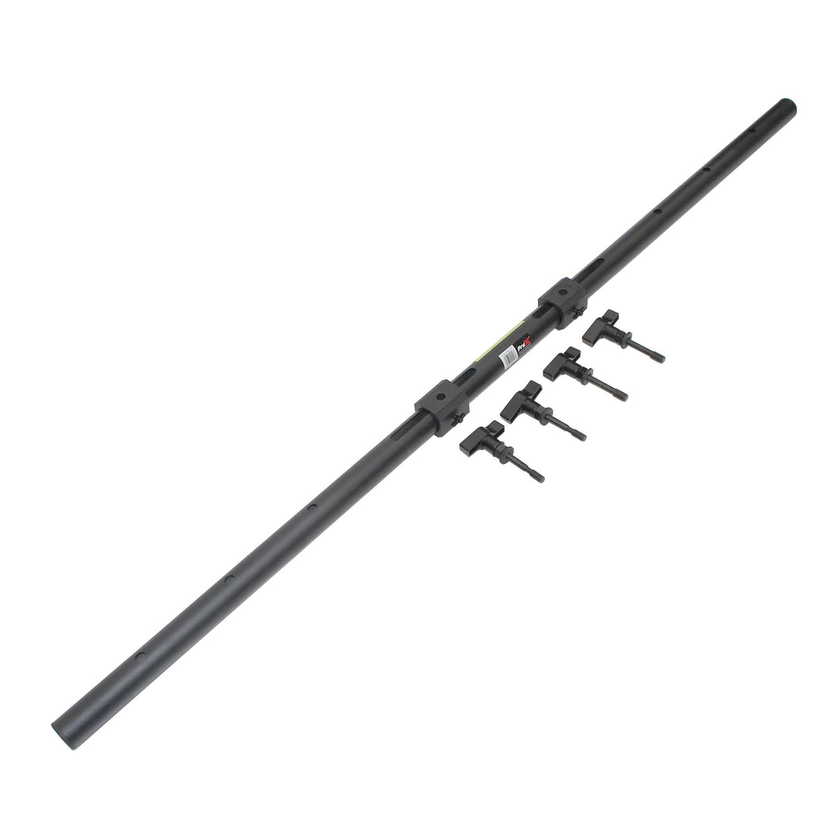 ProX 5 Ft. Universal Light Bar Mounting System for Point Source PA Speakers with Fly-points.